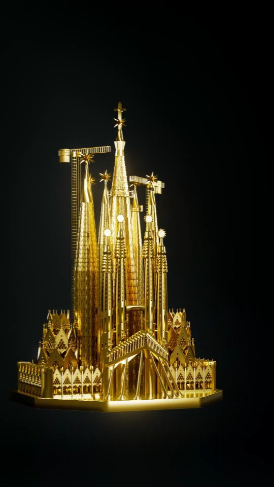 La Sagrada
.
.
.
#sagradafamilia #3drender #gaudi #barcelona #3d