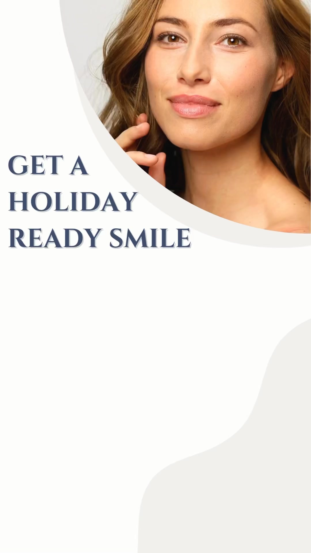 "Getting holiday-ready one smile at a time! 🎉✨ Time for a little TLC at the dentist before all the festivities begin. Let's make those smiles shine! #HolidayReady #DentalGlowUp"