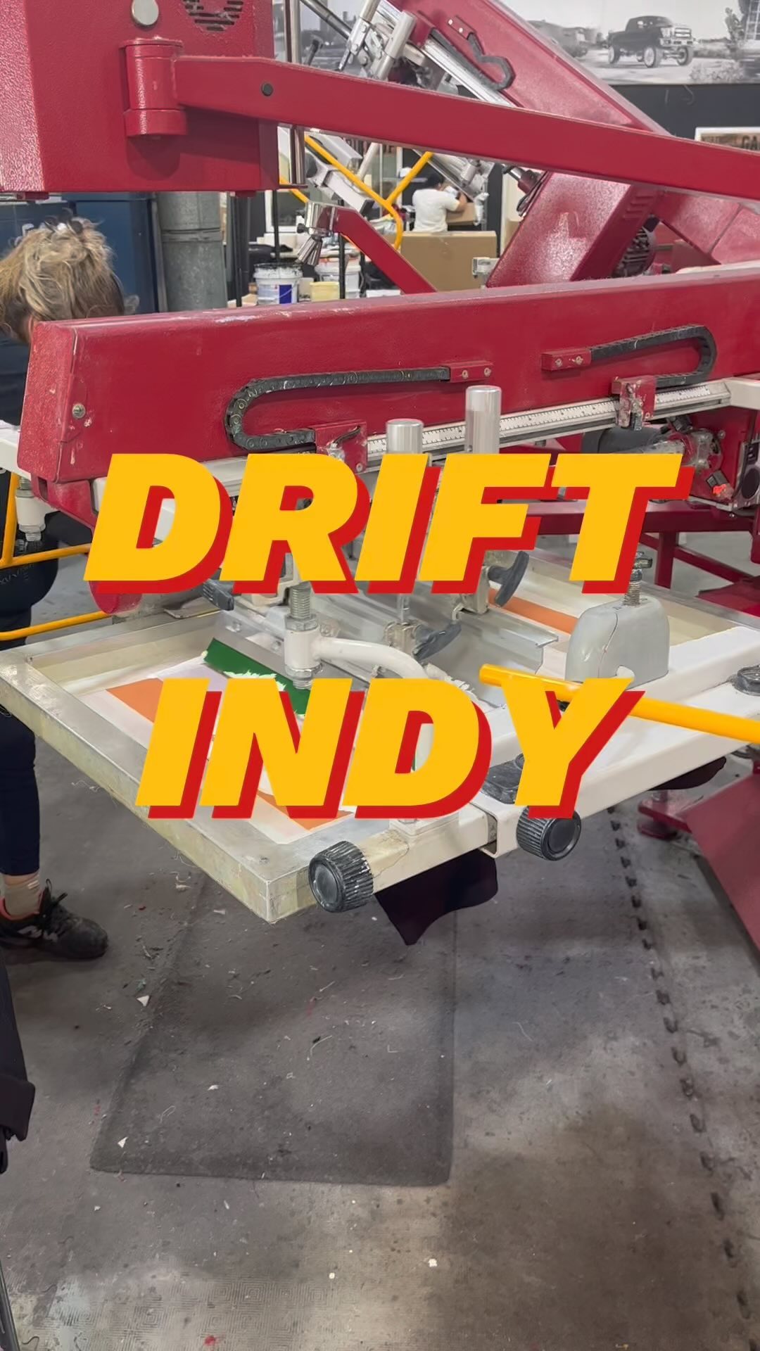 Drift Indy 🛞 #cultureafterdark #cultureapparelstudio #screenprinting #drifting
