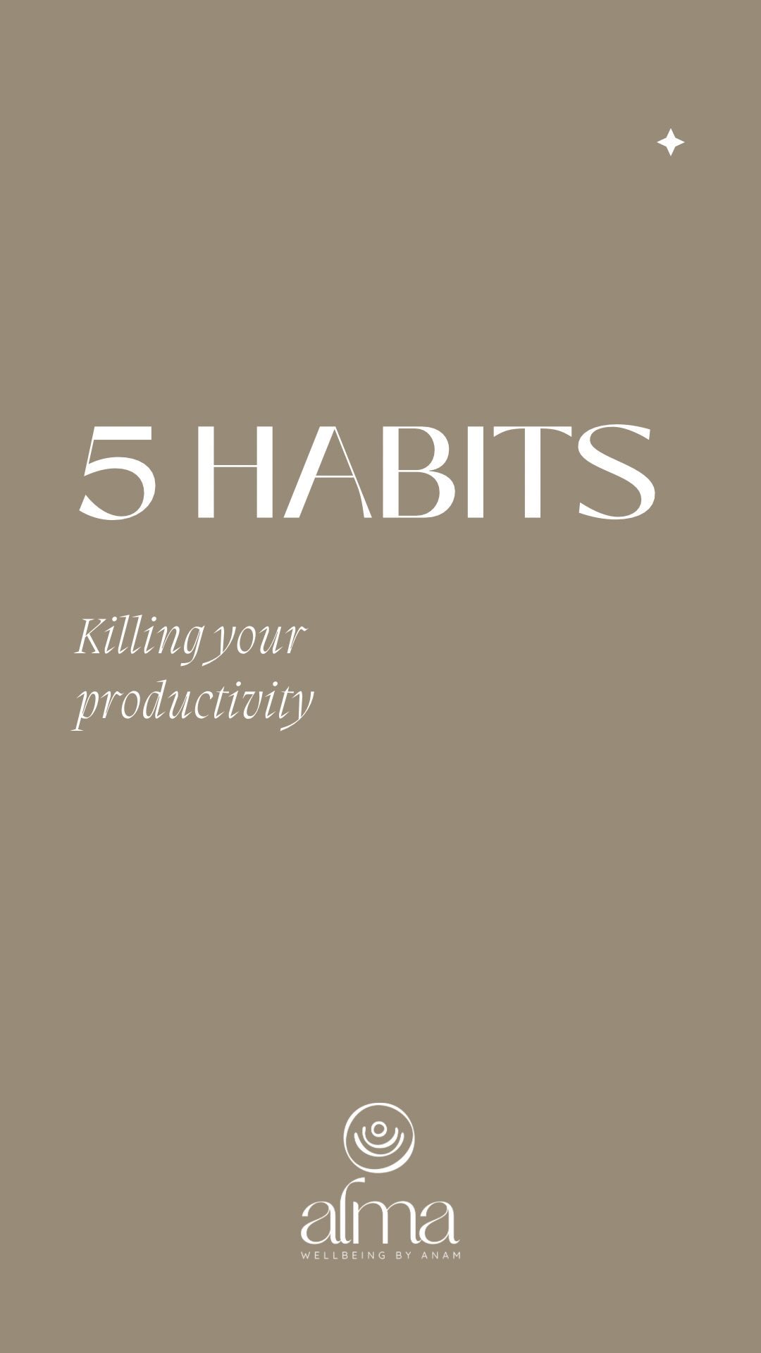 5 Habits that are Killing Your Productivity👇🏻
🪧 Trying to perform multiple tasks simultaneously may seem like a good idea, but countless studies have shown multitasking to be terrible for productivity.
Simply switching tasks can have a 40% reduction in productivity.
🪧 Not sleeping enough is one of the worst things you can do for your productivity. Your brain needs sleep to function properly. When you’re tired, it’s harder to concentrate. It also slows you down leading to more work time being put in than necessary.
Sleeping more and better can save you time and increase your productivity.
🪧 Routines take out the guesswork and eliminate decision fatigue. It also helps you implement habits. Having a routine can even become a ritual that either gets you into a state of flow or focus and creativity for your work activity or can wind you down after work.
Implement a routine into your life and make sure to find a routine that works for you.
🪧 Long term effects of cell phone distraction/addiction have proven to change the brain’s reward system (reducing dopamine receptors), decreasing general mood, and reducing the ability to sustain focus.
🪧 Productivity is about getting the right things done. Not getting everything done.
This can be sneaky because it makes us feel like we’re being productive when we get a bunch of little less important things done, but hold off on the bigger and more important tasks.
Prioritization is key for getting the most important stuff done. When making a to-do list, focus on the top one to three things to get done for the day. No more than three!
#mindfulness #productivity #wellness #mentalhealth #lifecoach #wellbeing #nlp #yoga #coaching #success #entrepreneurship #multitasking #sleep #lifehacks #almawellbeing