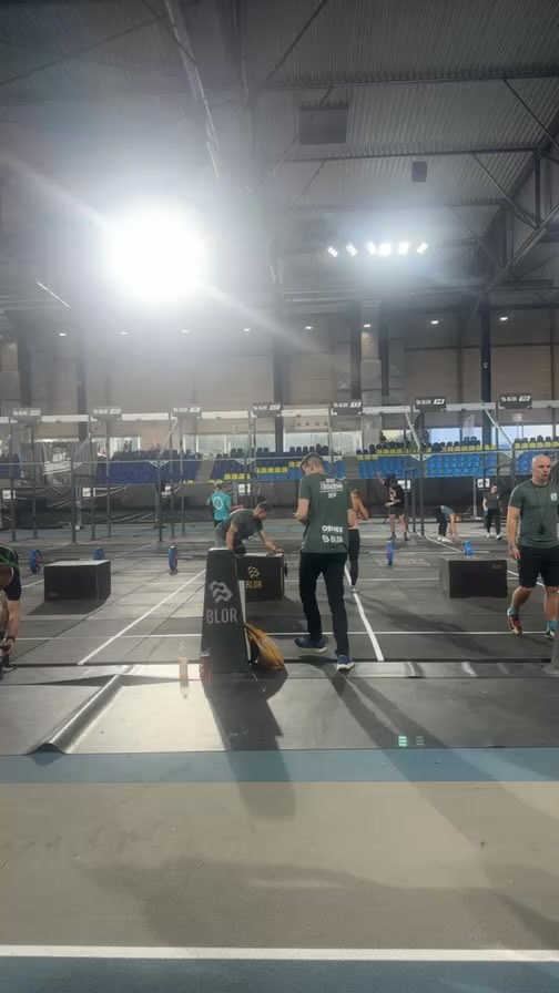 Event win for Artem & Charlie! 💪
“The Relay”
Elite
For time:
A1 200m run
A2 100 unbroken single-unders
A1 15 linefacing burpees
A2 200m run
A1 100 unbroken single-unders
A2 15 linefacing burpees
A1 200m run
A2 100 cross-over single-unders
A1 15 barfacing burpees
A2 200m run
A1 100 cross-over single-unders
A2 15 barfacing burpees
A1 200m run
A2 100 double-unders
A1 15 burpee box jump-overs
A2 200m run
A1 100 double-unders
A2 15 burpee box jump-overs