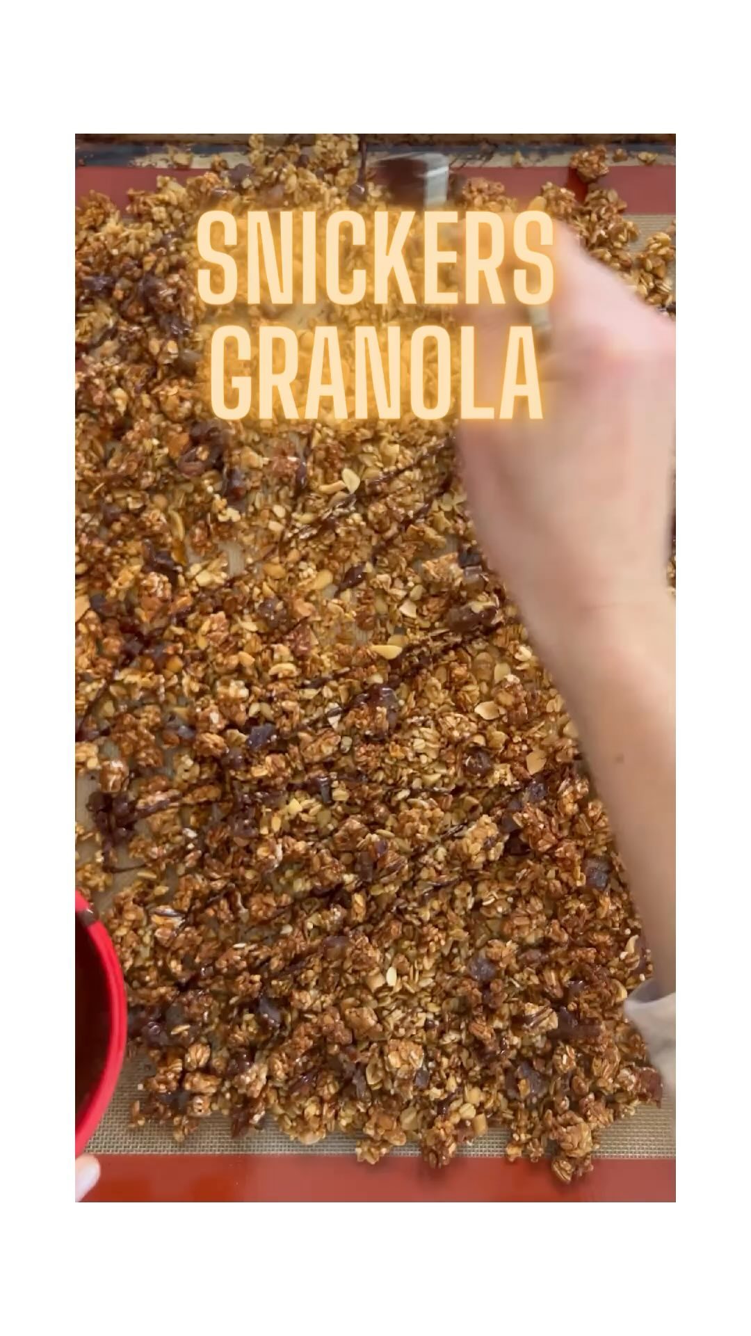 SNICKERS GRANOLA!!!!!
Peanuts, chewy dates, crunchy granola, and chocolate…. It’s literally the best thing I’ve ever eaten. I hope you guys love it too!!
Peanut butter granola
1.5 cups rolled oats
1/2 cup puffed quinoa
1/3 cup date powder
1 tsp vanilla
1//4 cup apple sauce
1/4 cup peanut butter
pinch salt
Mix the applesauce, vanilla, salt and peanut butter and warm about 30 seconds in the microwave. You can add 2-3 Tbsp of water if it’s too thick (mine was because I used homemade applesauce). Pour over the oats, quinoa, and date powder.
Bake at 300F (150C) for 20-30 minutes. I used convection, so it may take a few minutes longer in a conventional oven. Cool.
Caramel Granola
1.5 cups rolled oats
1/2 cup puffed quinoa
1/4 cup maple syrup
1 tsp vanilla extract
2 Tbsp coconut oil
pinch salt
Mix the maple syrup, coconut oil , salt and vanilla. Pour over the oats and puffed quinoa.
Bake at 300F (150C) for 20-30 minutes. I used convection, so it may take a few minutes longer in a conventional oven. Cool.
Mix the cooled granolas with;
1/2 cup chopped peanuts
3-4 chopped medjool dates
1/2 cup melted chocolate (or just throw in some chocolate chips!)
Enjoy!
#SnickersGranola #SnackGoals #HealthyIndulgence #SweetTreats #HealthyIndulgence #SweetTreats #HealthySnacking #healthybreakfast #DeliciouslyHealthy
#EatWellLiveWell #SnackSmart #FitFoodie #healthybrownies #nobakebrowniebites #refinedsugarfree #fibre #wholegrains #your_lifestyle_doctors #lifestylemedicine