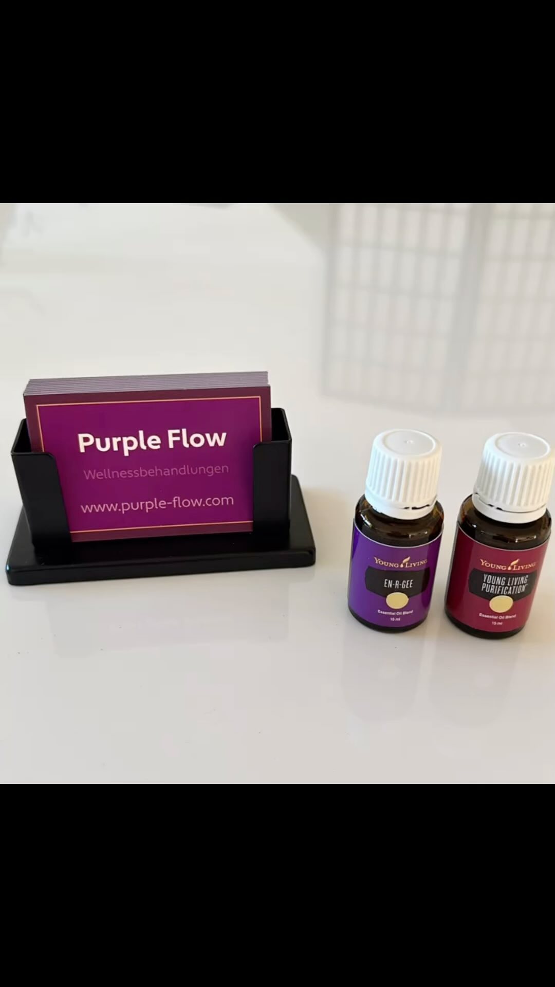 Für meine Freundin Purification zur energetischen Reinigung und EN-R-GEE für mehr Kraft zur Veränderung! Lass dich auch beraten, wenn du Veränderung suchst und welches Öl dich dabei unterstützen kann. www.Purple-Flow.com