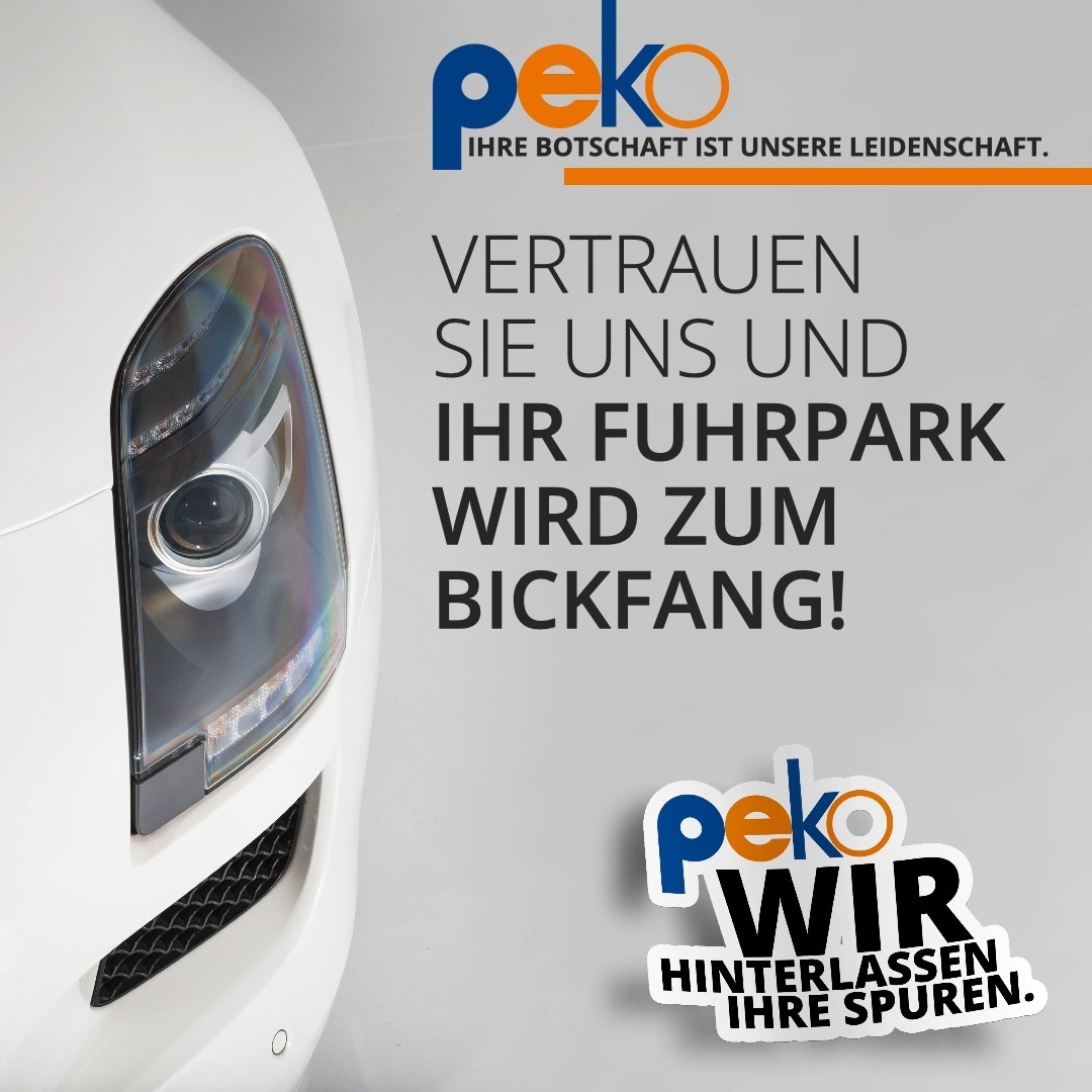 Möchten Sie, dass Ihr Fuhrpark aus der Masse heraussticht? Dann sind Sie bei uns genau richtig! Egal, ob groß oder klein, alt oder neu - wir machen Ihre Fahrzeuge zum Blickfang auf der Straße. 🚗💥 Kommen Sie vorbei und lassen Sie uns gemeinsam Ideen für Ihre Autobeschriftung verwirklichen! 💡✨
#wirhinterlassenihrespuren
#PEKOWerbung
#Beschriftungsinnovation
#Qualitätsdrucklösungen
➡️ Link in Bio (www.peko-werbung.at)
Bleiben Sie immer up-to-date – einfach folgen! 📲💡