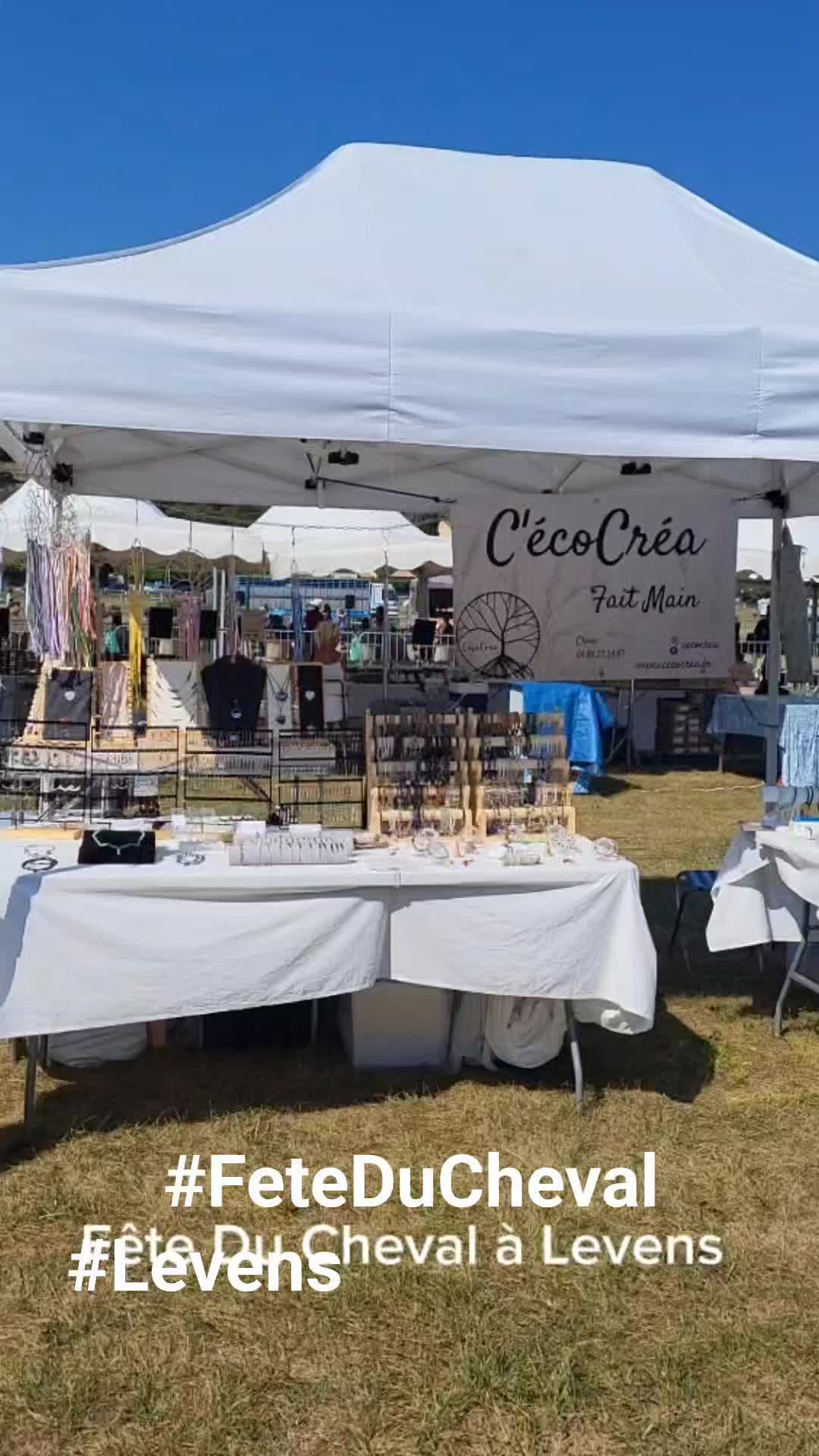 Ce week-end à lieu la #FeteDuCheval à #Levens
On vous attend nombreux !
#cecocrea
#cecocreabijoux06
#Mala
#bouclesdoreilles
#pierresnaturelles
#collier
#plume
#attrapereve
#arbredevie
#deco
#acierinoxydable
Levens Fête du cheval
Commune de Levens