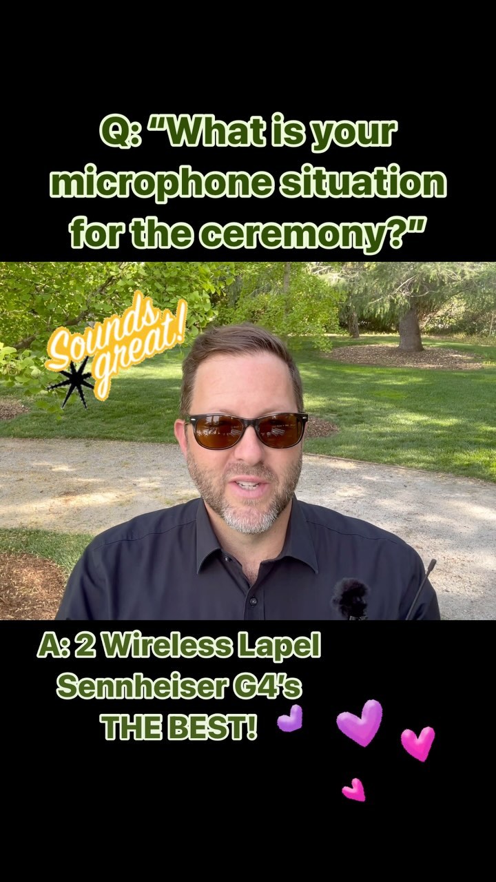 Great question!!!
I really LOVE my @sennheiser G4 wireless lapel and handheld mics, they simply work so well! All battery powered too, so easy to use, and super reliable.
Oh, and they sound FANTASTIC!
Thanks to @someonesaidyes for putting me on a few years ago, I have never looked back.
@parkwinters as always, thanks for the beautiful surroundings!