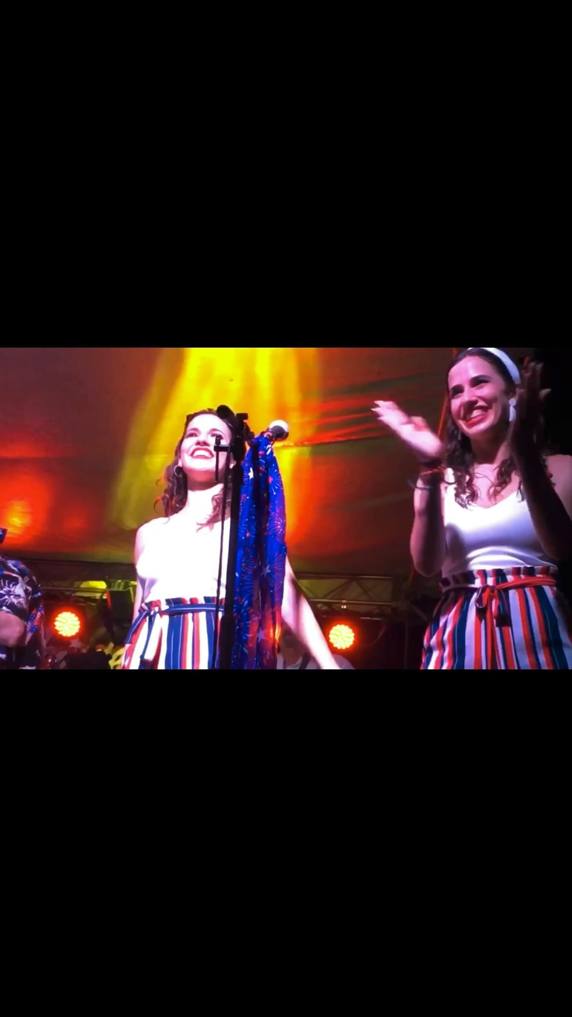 Happy Independence Day, our fellow American brothers & sisters! Here’s to the brave people & their families who sacrificed their LIVES for the freedom we have today.🇺🇸♥️
Allie in white headband🤍 Ronnie in red❤️
Good times with the @293band!💥