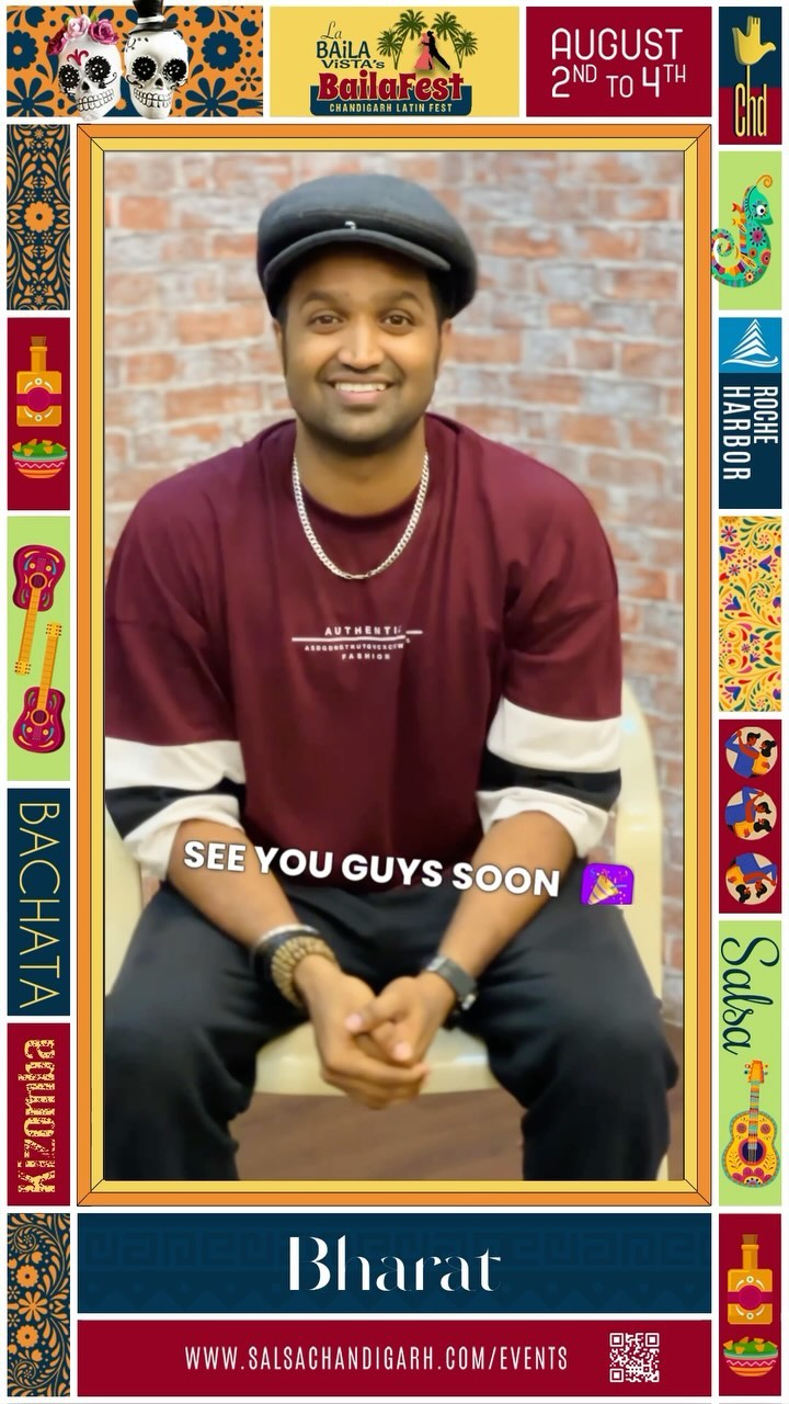 🎉 Exciting news! Check out this shoutout from the amazing Bharat Avaghade! 🌟
Bharat is all set to light up the dance floor at BailaFest - Chandigarh Latin Fest. Get ready for his incredible Salsa shines, performance, and partnerwork! 💃🕺
Don’t miss out on the chance to learn from one of the best in the industry. Grab your passes now and join us for an unforgettable experience! 🎟️✨
#BailaFest #ChandigarhLatinFest #Salsa #Dance #Shoutout #BharatAvaghade #GetReady #JoinUs