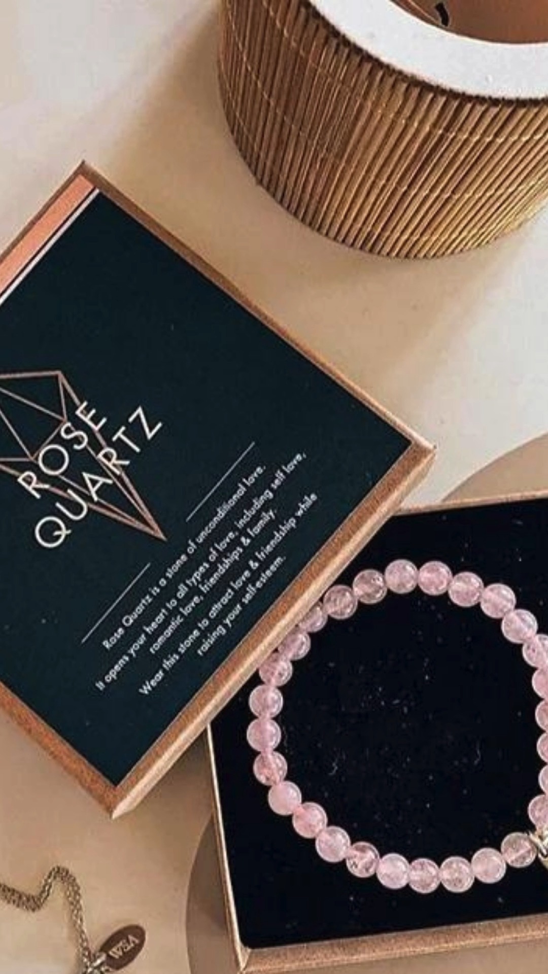 BACK IN STOCK😍
Rose quartz bracelet on an elastic band with a tiny silver stone and Wild Stones Amsterdam logo.
🌸 Rose quartz is the stone of unconditional love
🌸It works by opening your heart to all types of love, including self love, romantic love, friends, family, and everything on Earth.
🌸 When enhancing self-love, think raising self esteem, restoring confidence and helping with emotional balance while and releasing stress, tension and anger.
🌸It allows you to see that you deserve forgiveness and understanding from yourself, too.
🌸Wearing rose quartz on you attracts love and friendship while helping you raise your self-esteem.
#crystals #crystallovers #crystalloversofinstagram #crystalshop #gemstonejewelry #amsterdam #gemstonelover #wildstonesamsterdam #dutchdesign #spirituality #gemstone #spiritualgrowth #edelsteensieraden #gemstonepower #gemstonehealing #edelstenenwinkel #dutchbrand #rosequartz #GemstoneMagic #edelsteine #intention