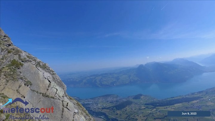 Das Wetter am Niesen in den vergangenen Tagen vor dem Eintreffen der X-Alps Athleten. #xalps #niesen #wetter @niesen @niesenbahn @redbullxalps