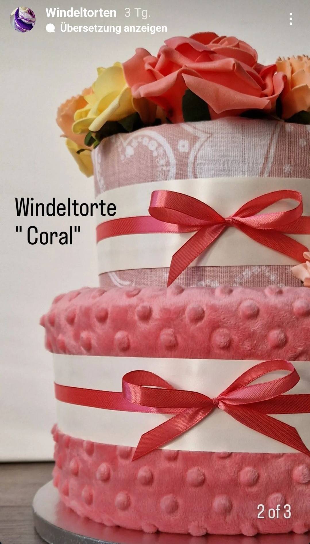 Neues Schaufenster
Bei Brigitte @loveubaby2009 kann man die schönen Babydecken nun auch als Windeltorte kaufen. Ein tolles Geschenk zur Geburt. In über 70 Farben erhältlich. 3 davon sind nun in der fabrizierbar sofort erhältlich. 💜💙🧡