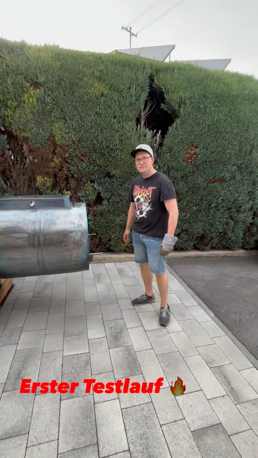 🔥Smokerbau Hemsen und Ecke, Testlauf 🥰