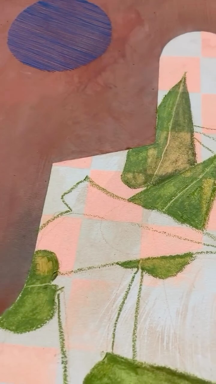 2 days of painting squeezed in 1 minute ;)
Works on paper on the making