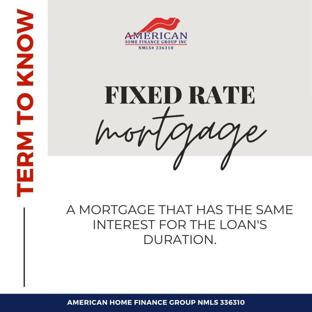 What is a Fixed-Rate Mortgage? 🏡
A fixed-rate mortgage keeps your interest rate the same for the entire loan term, providing consistent monthly payments and financial stability. Perfect for those who want predictability in their home financing!
Thinking about buying a home?
Let’s chat about how a fixed-rate mortgage could work for you! 🏠
"Keeping our clients Educated, Empowered and Protected."
🏠American Home Finance Group Inc NMLS # 336310
📍1315 N. Dixie Highway, Lake Worth Beach, FL 33460
📞561-865-7488 ext 101
🌐Amhomefin.com
#Homeownership #RentVsBuy #MortgageOptions #PreQualified #MortgageExperts #AmericanHomeFinanceGroup #MortgageBroker #HomePricesExplained #ClearToClose #FastClosing #TimelyResults #ExceptionalService #MortgageInFlorida #MortgageBrothers #HomeLoans #HomeBuying #BuyAHouse #Financing #HomeFinancing #HomeBuyer