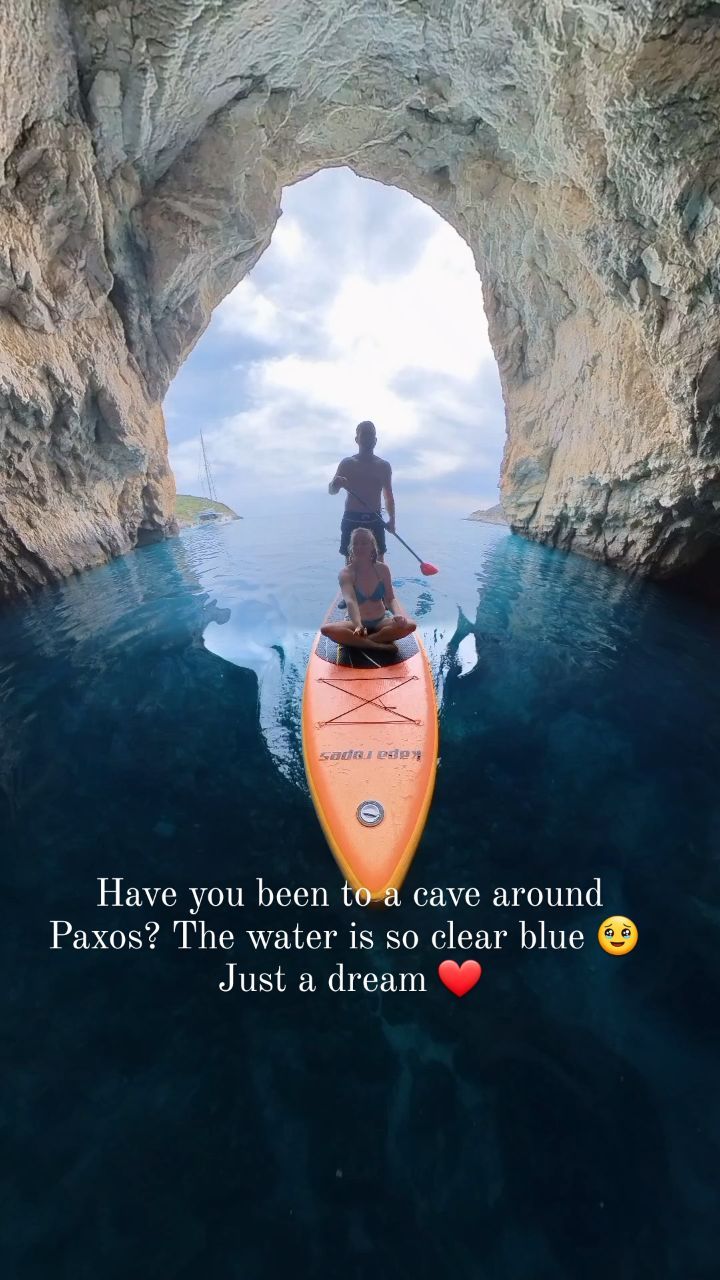 Have you been to a cave around Paxos, Greece 🇬🇷? Truly a place I have dreamed of 🥹🤩❤️
#adventureinspirations #adventure #corfu #paxos #greece #vacation #inspiration #sailing #explore #sup #naturelove #ideas #love 📸🔅@fadah_fpv , Sailing in Corfu with @sailwithus.de
