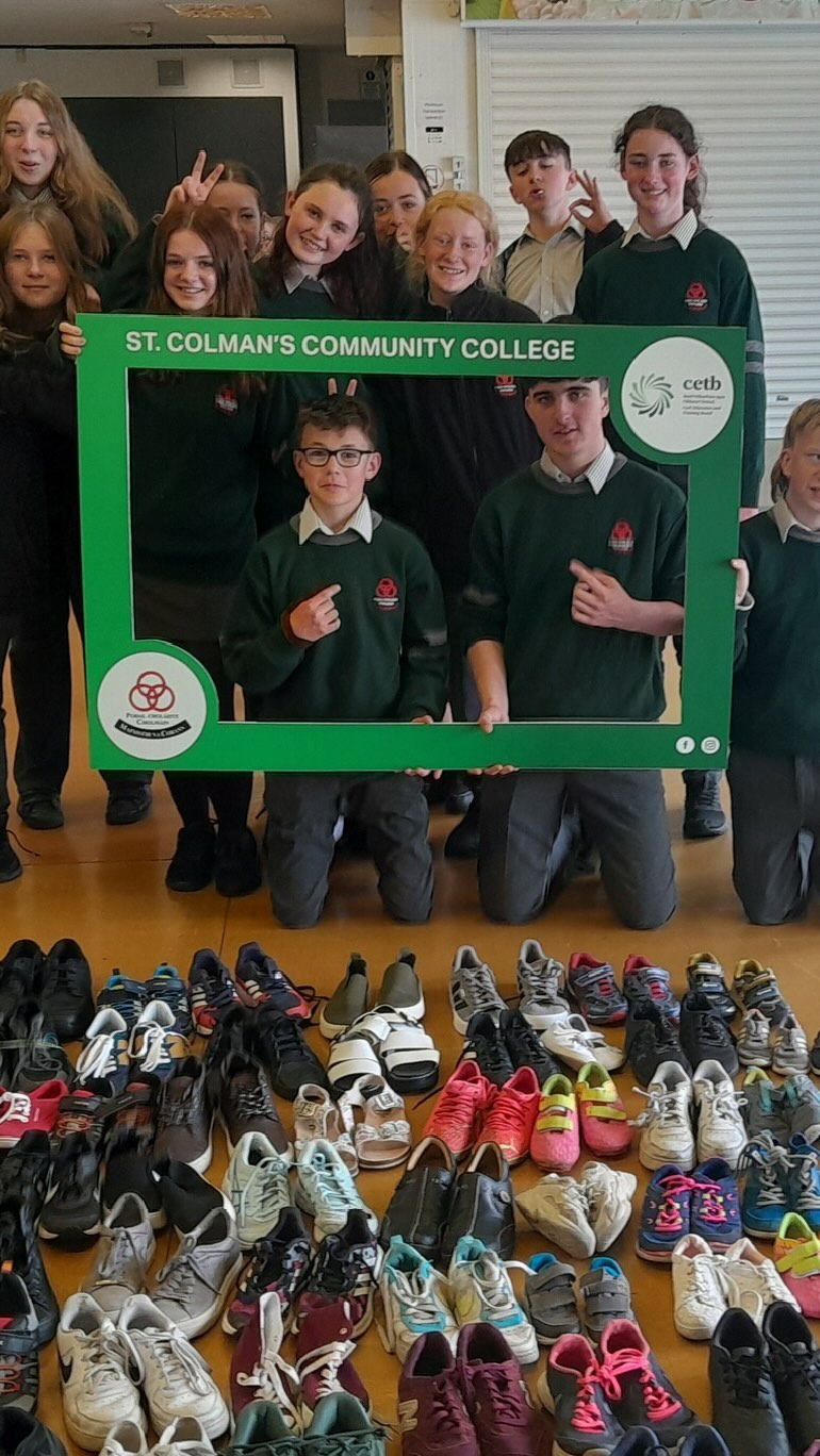 Schools across Ireland wholeheartedly embraced the campaign, not only collecting pre-loved shoes to donate to children in South African townships, but also integrating Our Shoes into the curriculum in innovative ways.
@colmansmidleton in Cork truly embodied the Our Shoes spirit by creating this lovely presentation showcasing their journey with the campaign. We love seeing their happy faces participating in our shoe drive!
If your school took part in the 2024 Our Shoes campaign, we would love to see all the wonderful contributions you made. Please share your pictures, presentations, posters, videos, and any other creative works your school produced during the campaign here: https://www.ourshoes.ie/shareyourdonation - we look forward to showcasing your hard work and enthusiasm in future updates and on our social media channels. Together, let’s continue to make a positive impact on the lives of children in South African townships! 😀👟