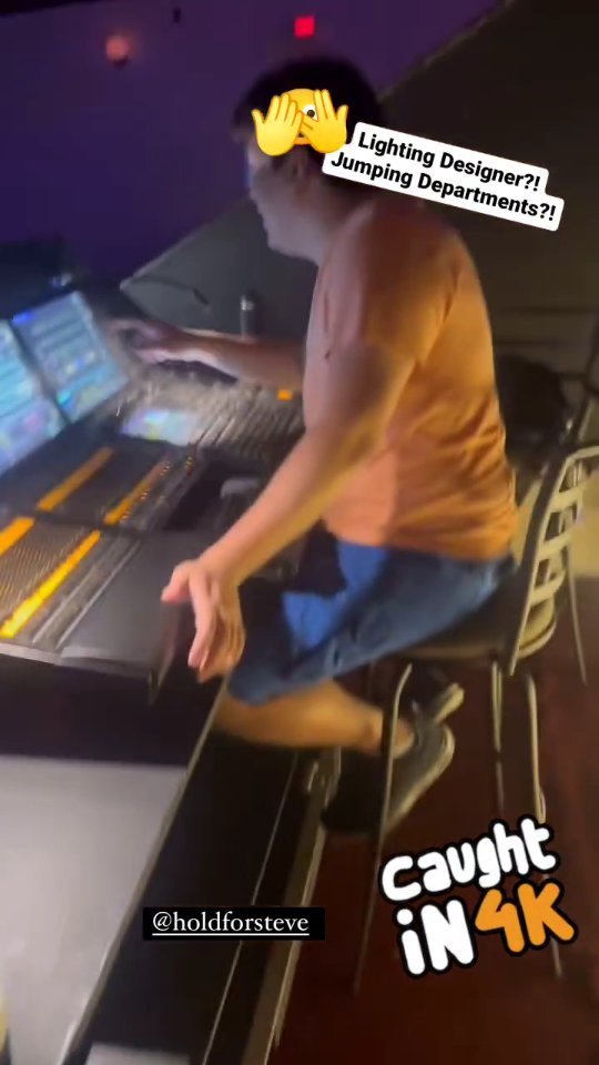 Not a dept jumper, I swear! I just saw faders and assumed! 🫣
Lighting Designer for a comedy show at my local @williamscenternj