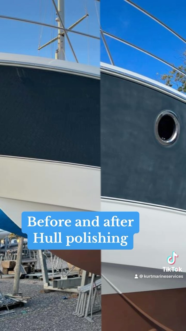 Hull polishing - Before and after
No more looking tired hull š«