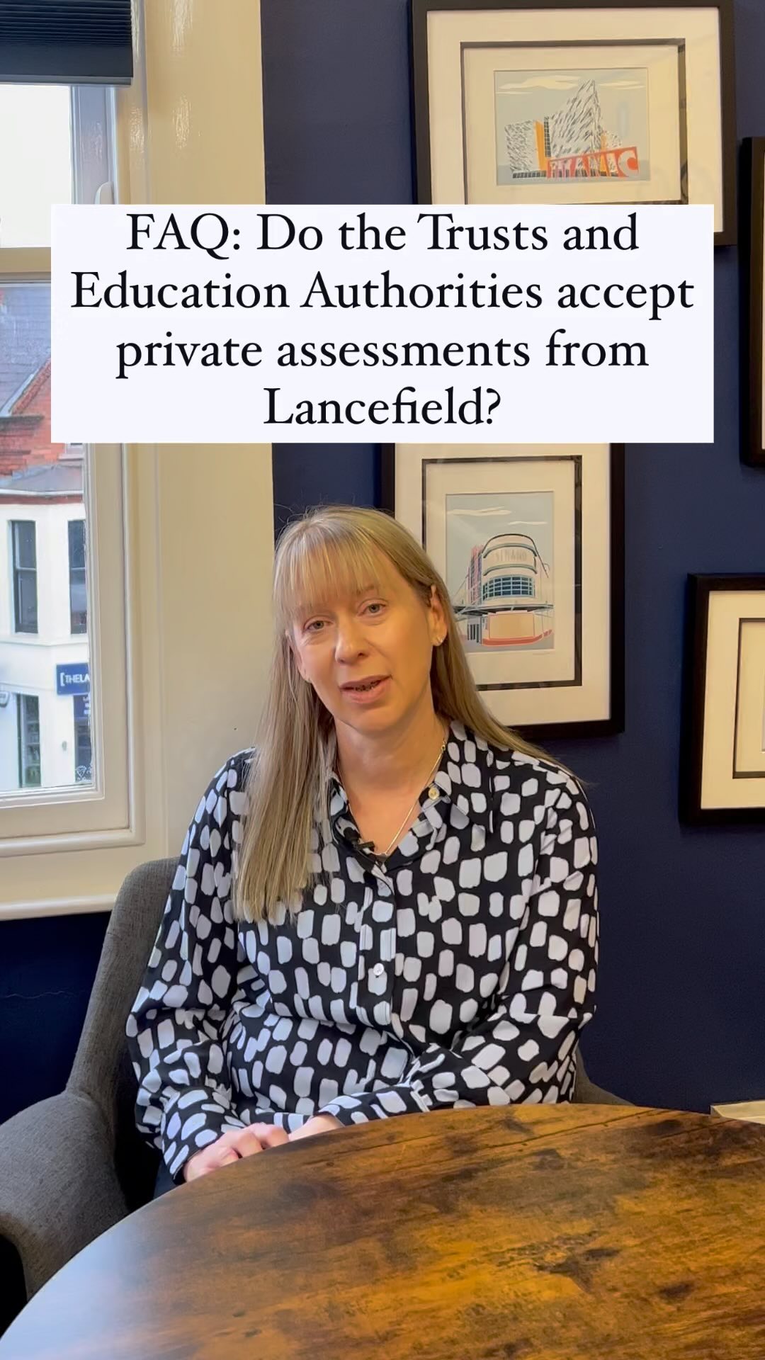FAQ: Do the Trusts and Education Authorities accept private assessments from Lancefield? Our Consultant Nurse Katrin answers this frequently asked question for us ๐ #faqs #autism #autismassessment #lancefieldprivateclinic