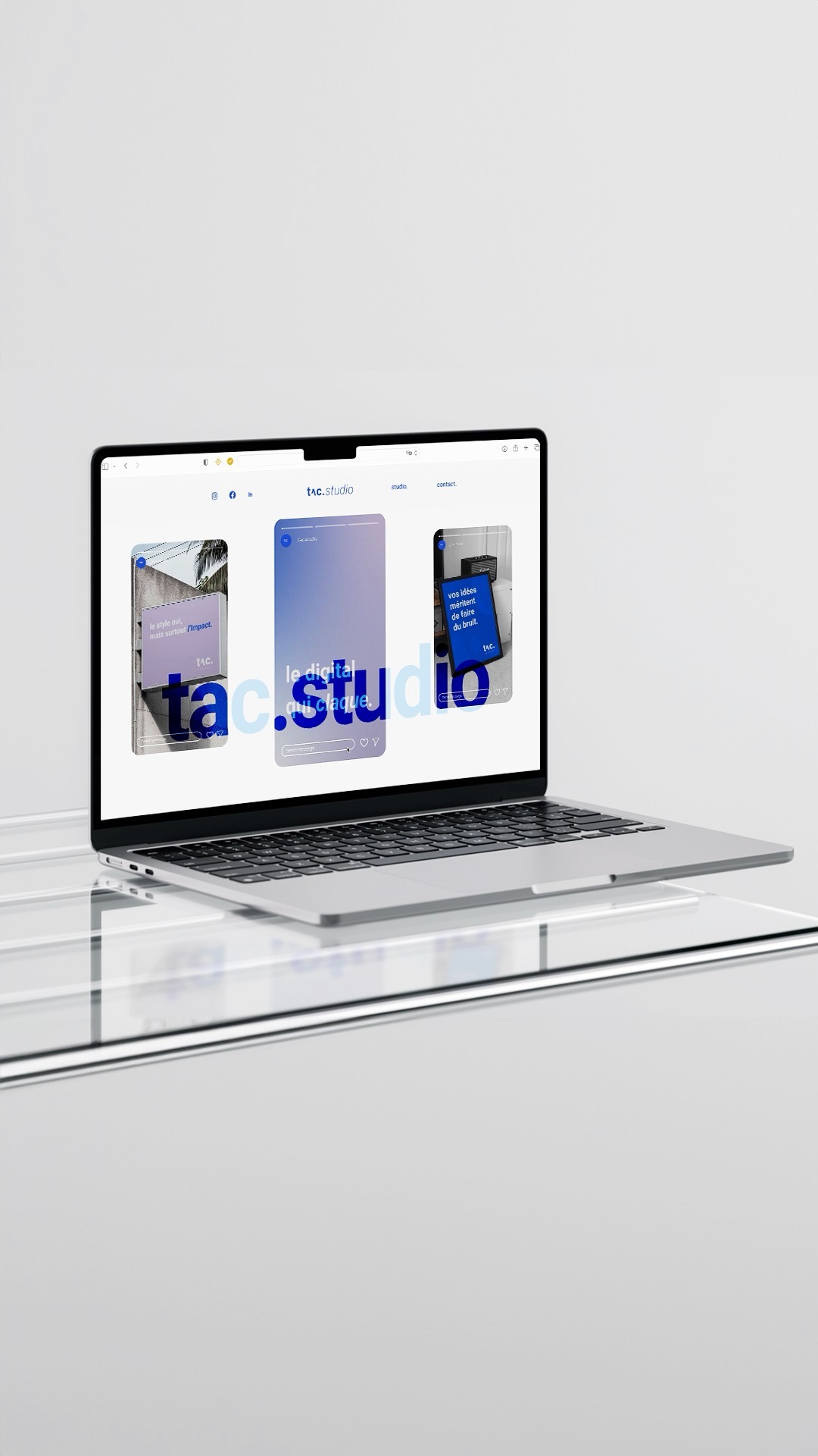 Explorez notre univers en ligne ! 🌟
Découvrez nos services, notre approche et comment on peut donner vie à vos projets. 💡
👉 Visitez notre site internet pour en savoir plus (lien en bio)
#tacstudio #publicitédigitale #stratégiedigitale #créativité #transformationdigitale #projetsdigitaux