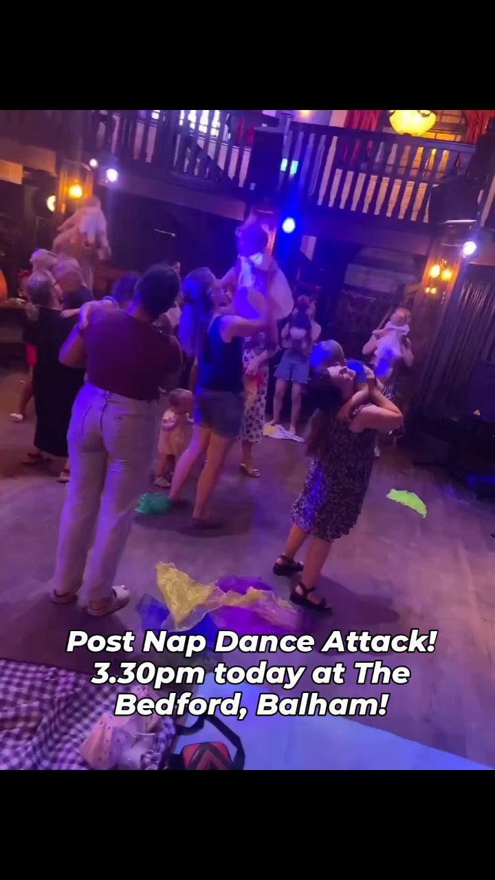 Come and get your dance on today in Balham. Super fun session for 0-18 months. Tickets available at www.minijam.uk