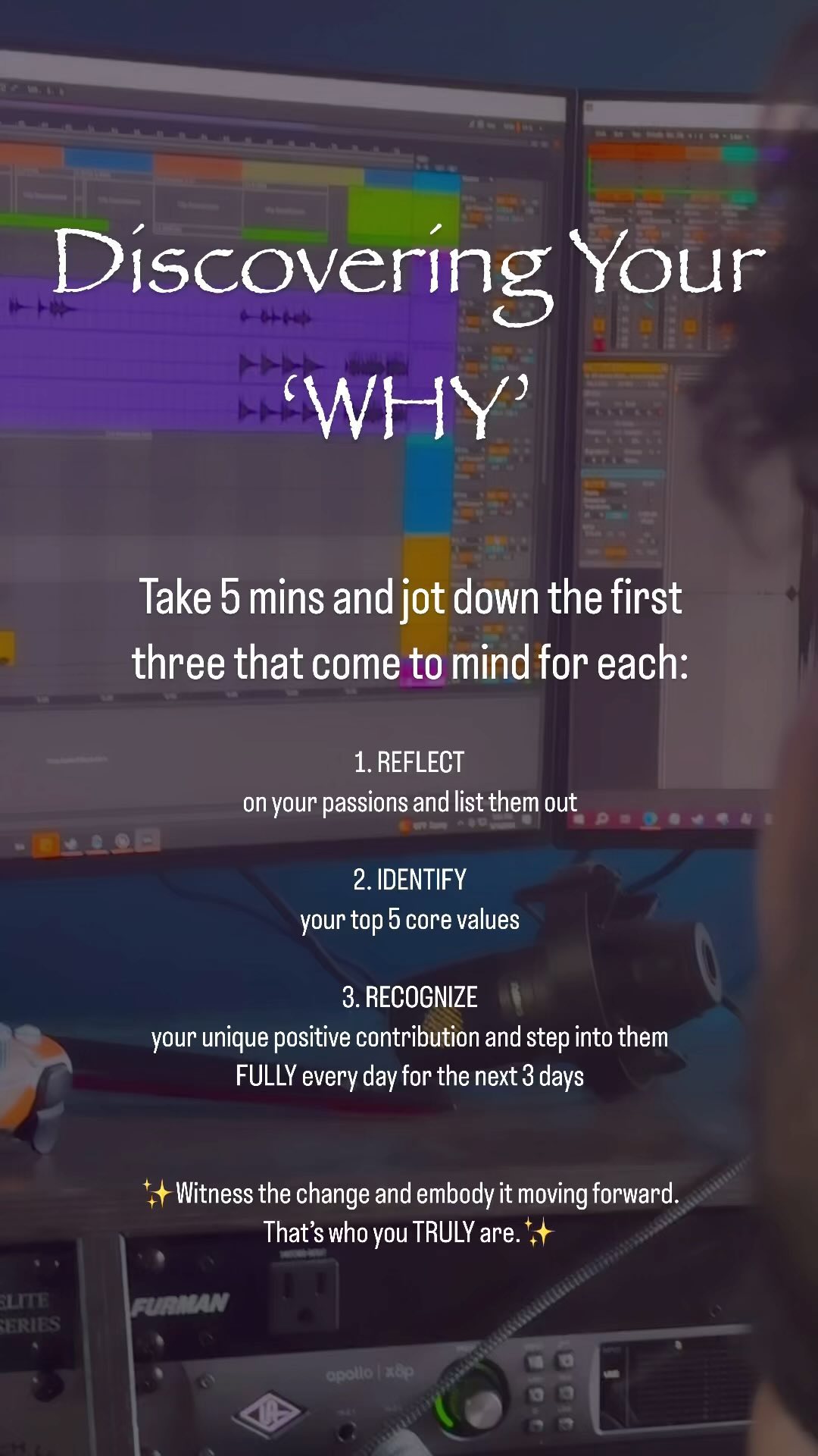 What’s your why❔Do you know ❔Drop a comment below sharing the core purpose driving your business or project. 👇It might seem silly but you’d be surprised how much we can inspire each other to grow with intention and impact. And that little light going off is what can shift us into alignment with our souls unique blueprint and drive our purpose.
**Reflection/Action:**
“Take a moment to reflect on what truly motivates you in your business journey. Share your story in the comments and tag a fellow entrepreneur who needs to hear this. Your why can inspire someone else. It does for me frequently. The best little and loving reminder.
#FindYourWhy #PurposeDriven #DiscoverYourPurpose #LiveWithIntention #MeaningfulImpact