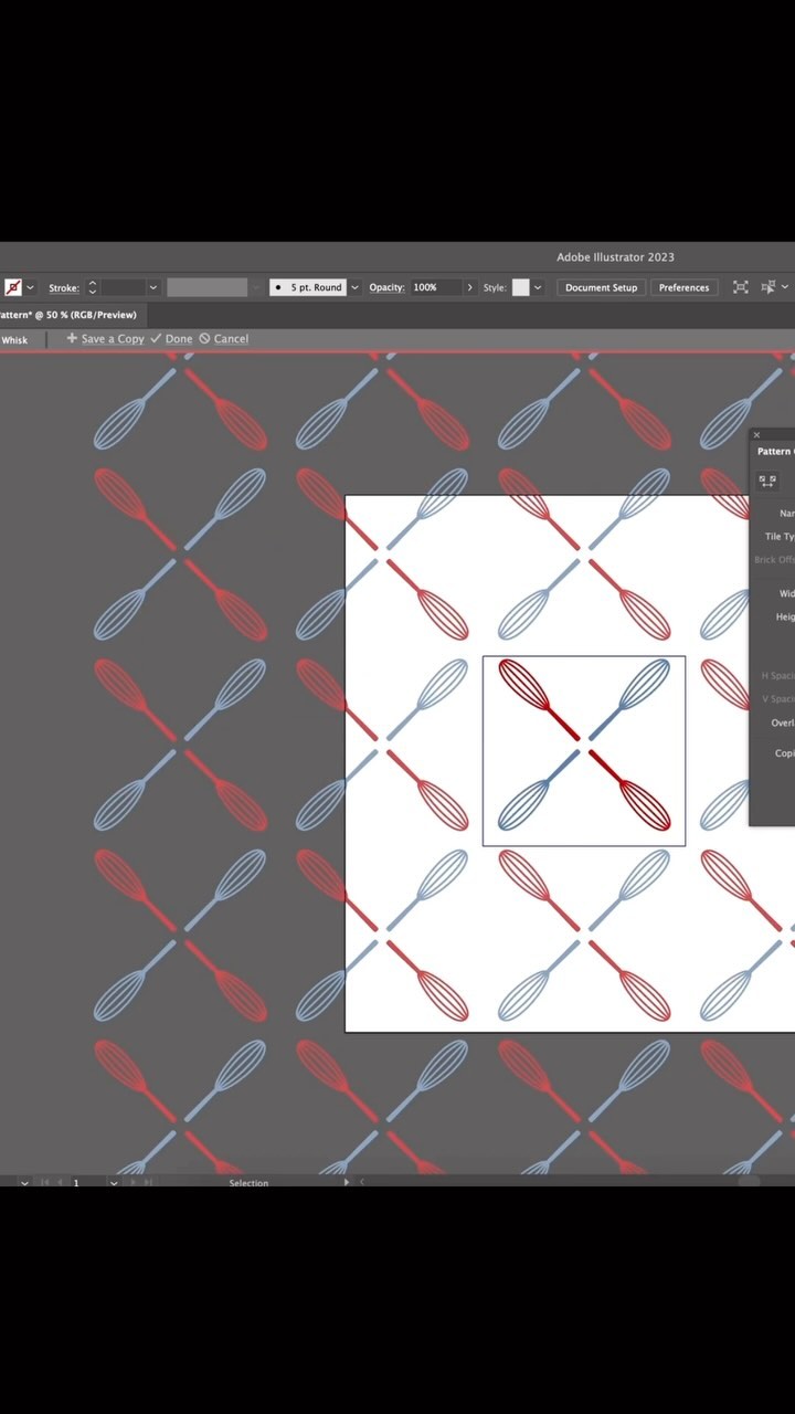 Design a brand pattern in Adobe Illustrator with me! This one used a whisk element that I created for The Twisted Whisk’s logo.
#branddesign #adobeillustrator #adobeillustratorpattern #smallbusinessbranding