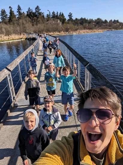 Spring Break was off to a great start last week with Nature Lovers Camp 🌊🌲🐖 @salishseacentre @swanlakenature @kildarafarms @beaconhillchildrensfarm