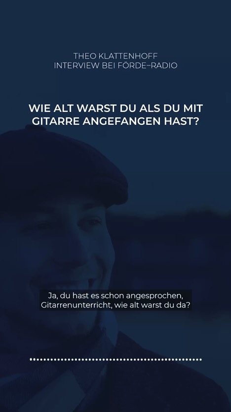 Wie hat es eigentlich angefangen? Bei mir mit 5 1/2 im Gitarrenunterricht. 😍🤍 die ganze Geschichte hier aus dem Radio Interview mit @foerderadio
#singersongwriter #theoklattenhoff #musiker #selbstständig #anfang #interview #radio