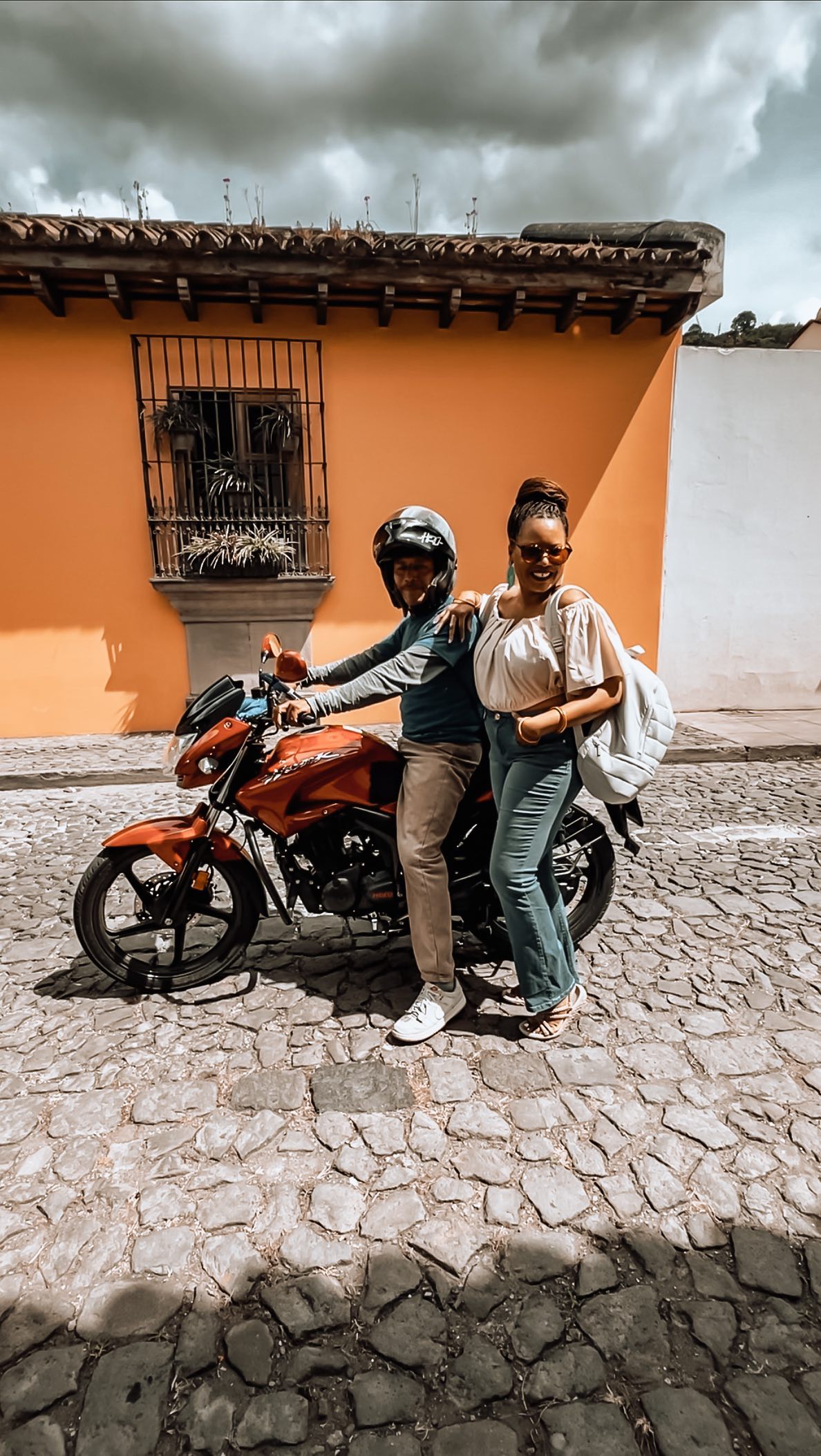 Hola! I am loving Antigua!
Hey need a quick ride to the cafe? I do recommend using a moto taxi. I have used them in Africa and Colombia and they are great for SHORT distances. I would not recommend going for longer periods of time.
In Antigua you can use UBER. How much do you think this ride cost me? Ok it was $1.26 but I tip BIG time!
Check my stories for more adventures! #passportbohemian #antigua #blackcontentcreators