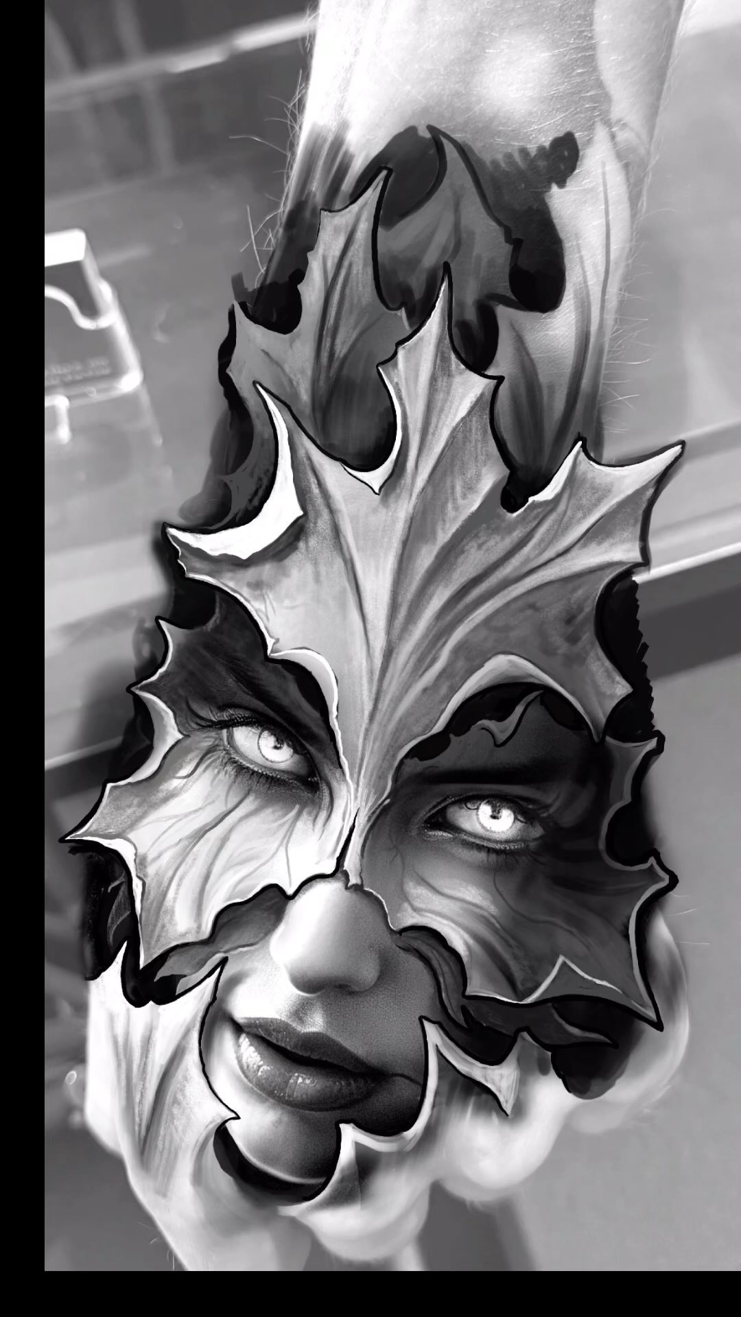 Process.
When tattooing from reference, photo or ai generated, I always make sure to use it as a starting point for something unique.