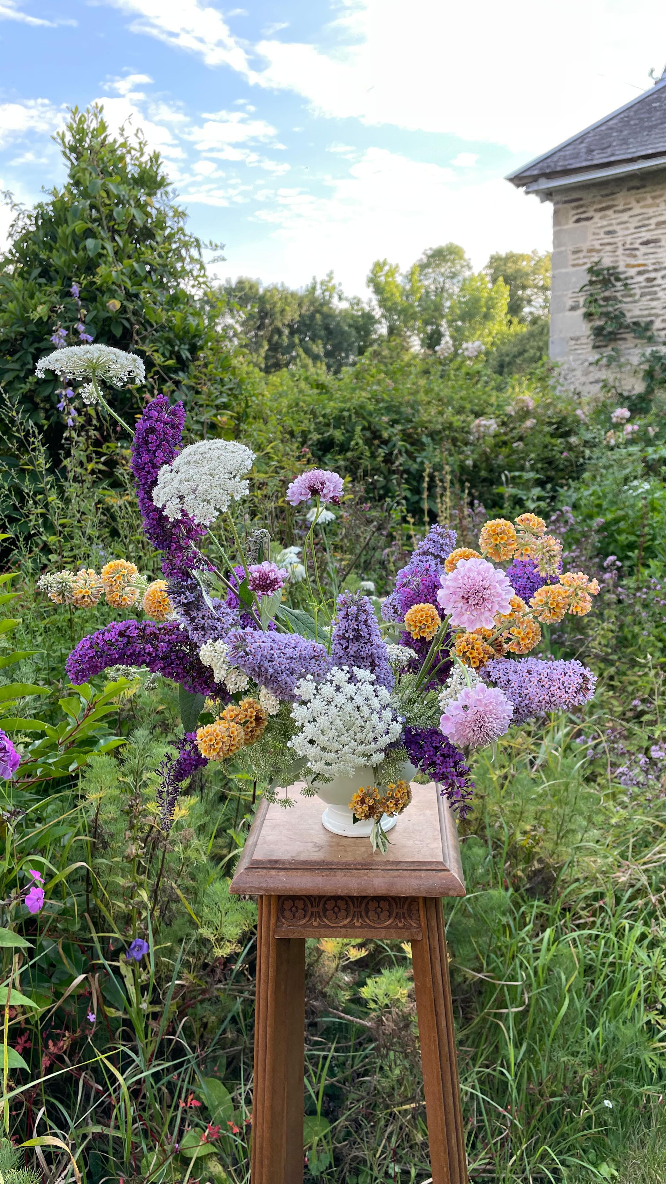 BUTTERFLY BOUQUET
Au détour du jardin aujourd’hui j’ai été inspirée par le Budleia (Arbre à Papillon) magnifique en ce moment, qui nous fait croire que les papillons ne sont pas en train de disparaître 😔 J’en ai cueilli quelques brins, sur d’autres aussi que je n’avais même jamais remarqué dans notre poulailler, pour faire ce simple bouquet.
Une petite ode aux papillons et aux plantes qui leur plaisent! 🦋
Attention Bird ASMR ⚠️