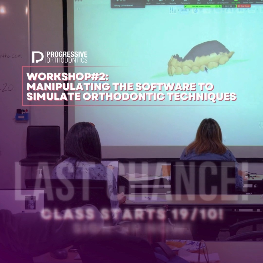 ‼️ LAST CHANCE ‼️
Our 2nd Workshop starts this Saturday, 19 Oct.! 📆 You can learn advanced techniques in our new simulation app to produce complex procedures that will help you plan your ortho and restorative treatment. You don't want to miss this class!
Register now!
✉️ Zita@POSOrtho.net
☎️ 0402 314 528