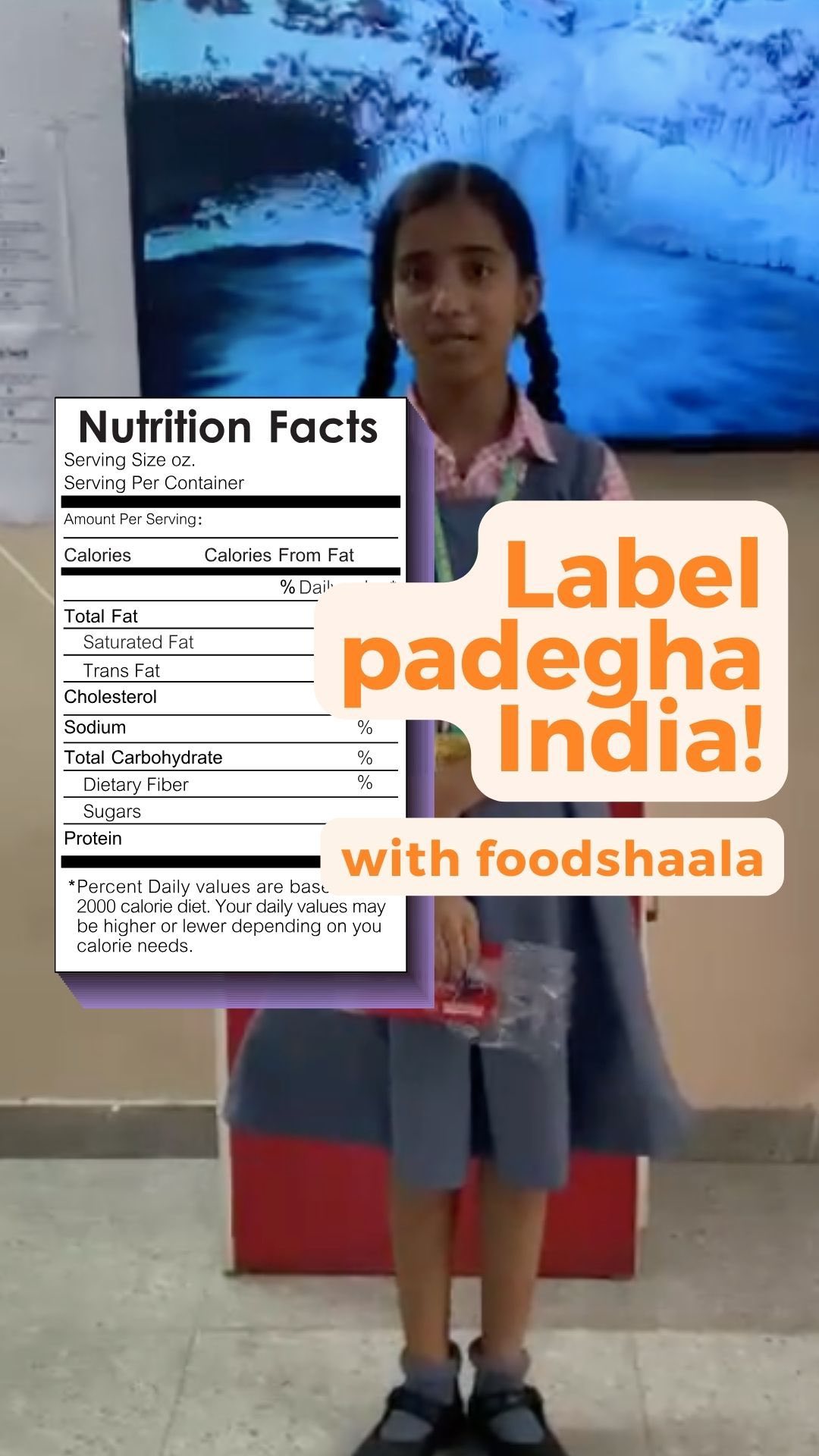 Do you read the label before buying packaged foods?
Come join us at Foodshaala to support #labelpadhdegaindia movement led by @foodpharmer
As part of our #FoodFunda program, school students have been learning how to read food labels and making informed decisions about their food. Here, Stuti from 6th standard, New Kalindi Public School, reads the label of bread packet consumed regularly by her classmates.
we nominate @tanya_rawat200 @purnimachauhan @sumitsunidh3103
Join us to empower more kids so we can together transform India to a healthy and conscious nation! Find out more about Foodshaala here: www.foodshaala.org
#Foodshaala #LabelPadhegaIndia #foodpharmer #healthyIndia #healthydiet #labelreading #nutritiondiet #smarteating #healtheducation