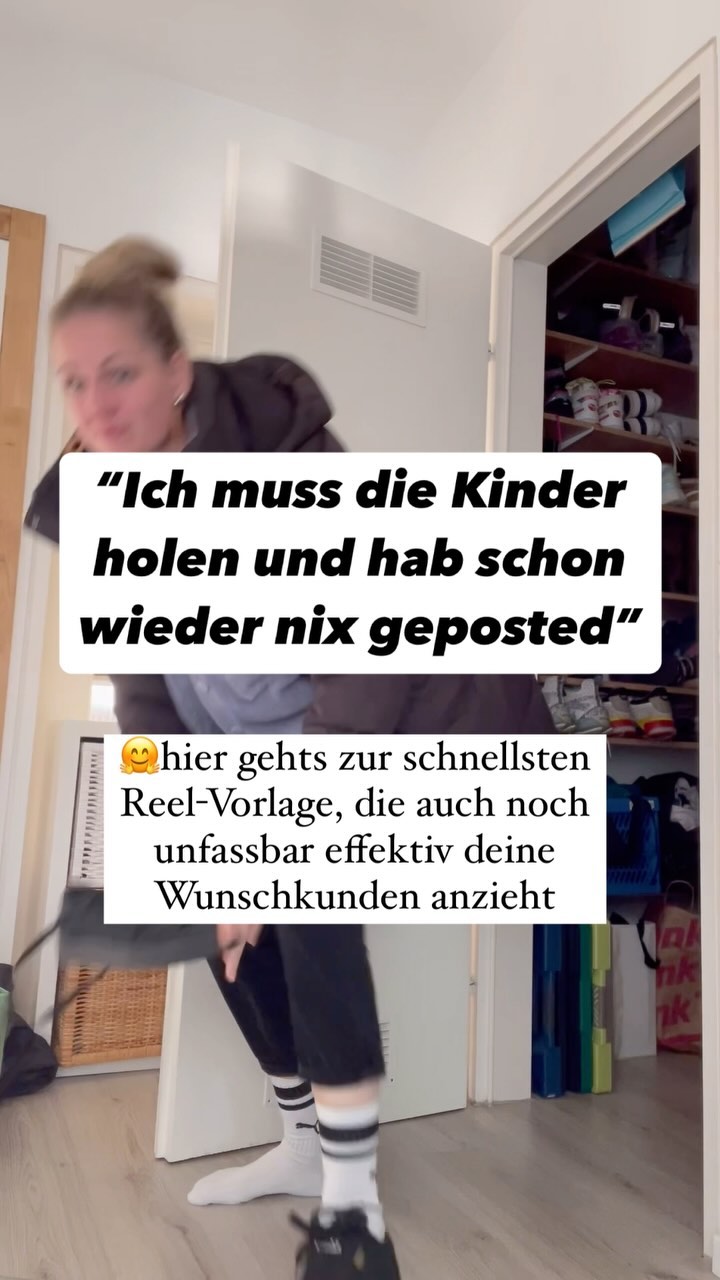 Wie du trotz eng getaktetem Zeitplan immer genügend Contentpieces in Peto hast:
Du hast dir vorgenommen heute noch was zu posten. Der Blick auf die Uhr zeigt dir wieder, dass du nur noch 30 Minuten übrig hast diesen gottverdamten Post abzusetzen.
Unter Druck ist deine Kreativität so lahm gelegt, wie du nach der Bettroutine mit den Kindern.
✌🏻Mit dieser Vorlage wirst du super schnell einen knaller Reel erstellen, mit der du die Aufmerksamkeit deiner Wunschkunden garantiert für dich gewinnst.
✅ Speicher dir diese Vorlage ab, damit du sie im LastMinute-Notfall zur Verfügung hast.
➡️ Nehme ein kurzes Video von dir auf, wie du eine kleine Tätigkeit ausführt, die zu deinem Themengebiet passt: Wie du deinen Therapieraum aufräumst, am Laptop tippst, oder deine Yogamatte einpackst.
➡️ Überlege dir ein Statement, dass du von deiner Zielgruppe schon so oft gehört hast. Setze diesen Satz, diesen Gedanken, eine Annahme oder Schmerzpunkt in Anführungsstrichen als Hook in dein Reel.
(siehe mein Reel, da hab ich dich auch mit einem Gedanken von dir erwischt)
➡️ Beschreibe die Ist-Situation deines Wunschkunden, in der er sich befindet. Erkläre ihm, warum er sich gerade in der Situation befindet & wie du es lösen würdest.
➡️ Setzte einen starken CTA an den Schluss, der nochmal aufgreift, warum es jetzt wichtig ist, deinem Aufruf zu folgen (Was hat der Follower davon, dir jetzt zB zu folgen).
Fällt es dir trotz Vorlage jetzt extrem schwer dieses Content Piece zu generieren, dann liegt es mit ziemlicher Wahrscheinlichkeit daran, dass du deine Zielgruppe noch nicht gut genug und in der Tiefe kennst. Sobald du dir DAS erarbeitet hast, wird es dir nicht mehr an Ideen mangeln.
Die Contenterstellung klappt dann auch, wenn du nur noch 30 Minuten übrig hast.
So, ich muss jetzt los die Kinder holen.
Tschööö, hab nen schönen Tag 🥳
POSITIONIERUNG
BUSINESSAUFBAU
ONLINEBUSINESS
COACHINGFUERFRAUEN
CONTENTPLAN CONTENTSTRATEGIE
KUNDENGEWINNUNGONLINE
BUSINESSSTARTEN
#Positionierung #Businessaufbau #onlinebusiness #coachingfuerfrauen