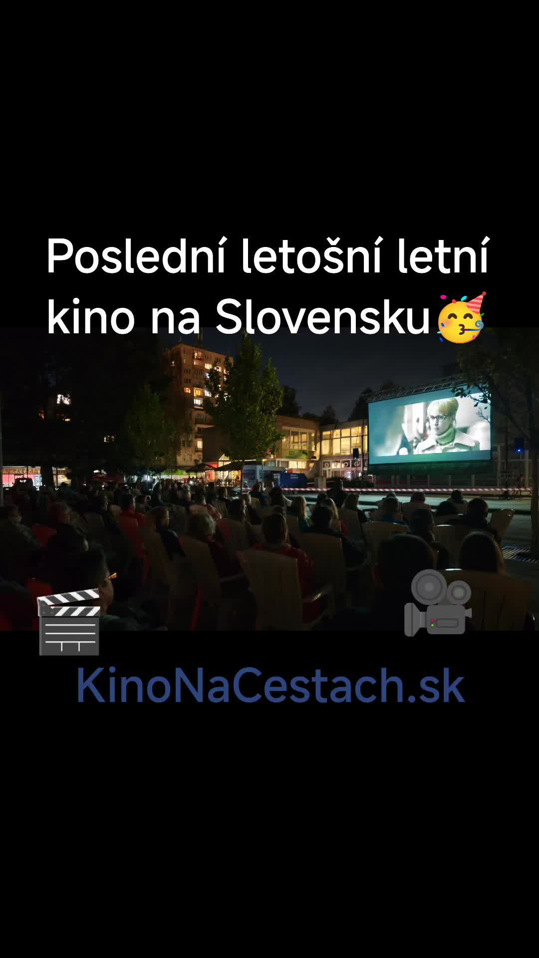 Poslední letní kino na Slovensku pro město Martin 📽️ #kinonacestach #mobilniletnikino #KinoNaCestachSK #MobilneKino #mobilneletnekino #letnekino #mestomartin