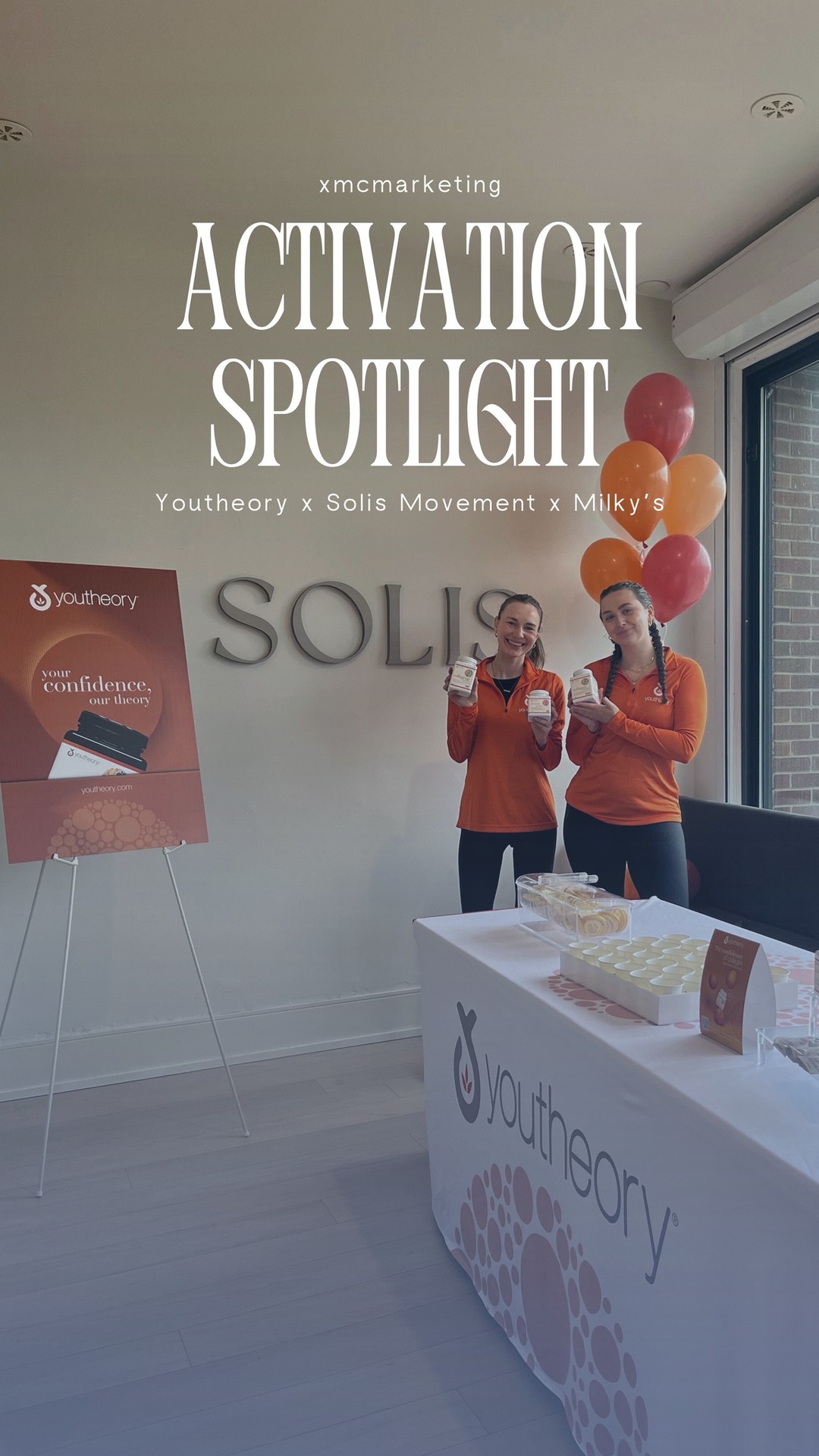 ✨ Move. Glow. eXperience. ✨
We’ve teamed up with @youtheory.can, @solis.movement, and @milkyscoffee to bring wellness to the next level — from sponsored classes to product sampling and more!
📍 Solis Movement (King West & Etobicoke)
📆 April 25 – May 8
💪 Exclusive event: May 2–4
Our amazing Brand Ambassadors are onsite to share more about Youtheory’s lineup and help you discover which product best fits your lifestyle.
💥 Bonus: You might even walk away with a full-sized product (yes, seriously!)
#BrandActivation #eXperienceIsEverything #eXperientialMarketing