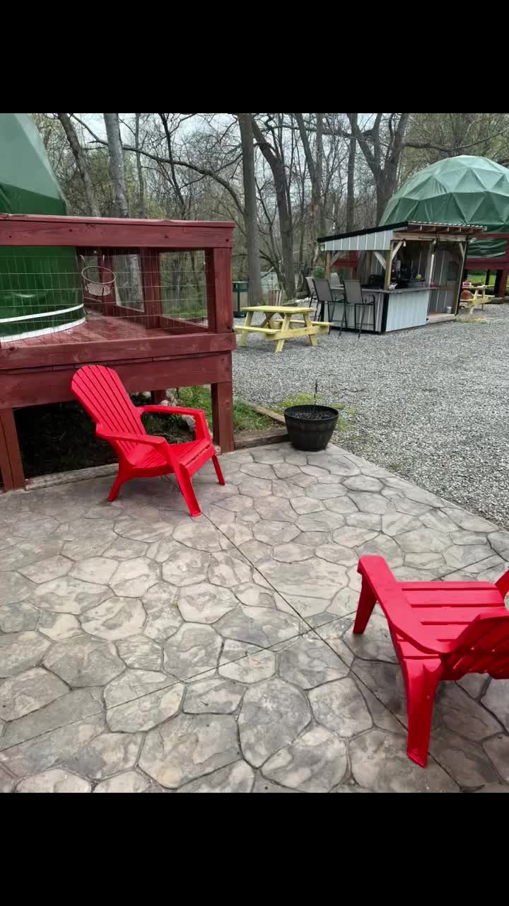 HOW CUTE AND COZY is this romantic glamping dome by the river!Brownsboro,Alabama.1 Bedroom, 1 Bathroom, Sleeps 4 Indulge in an unforgettable glamping experience with this unique Geodesic Dome! This thing looks so cozy and offers all the modern conveniences for a truly special retreat. Key features of the domes include a full indoor bathroom with shower and and natures head composting toilet.an outdoor fire pit, a queen-size bed with two cots upon request, a outdoor kitchenette, WiFi for staying connected, a hot tub, an outdoor sitting area, and the soothing sounds of the nearby river. Conveniently located just 15 miles from Huntsville.Stay tuned we will be taking reservations soon!