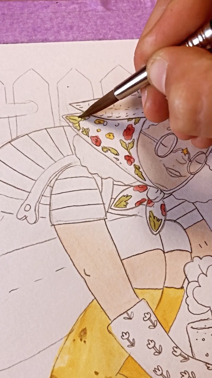 Este es el mimo que le ponemos a cada dibujo para después estamparlo en nuestros soportes ☺️🖌
.
.
.
#workinprogress #working #workingprocess #dibujante #dibujanta #dibujando #dibujo #dibujos #acuarela #acuarelas #acuarelasobrepapel #acuarelainfantil #naiaraarrieta