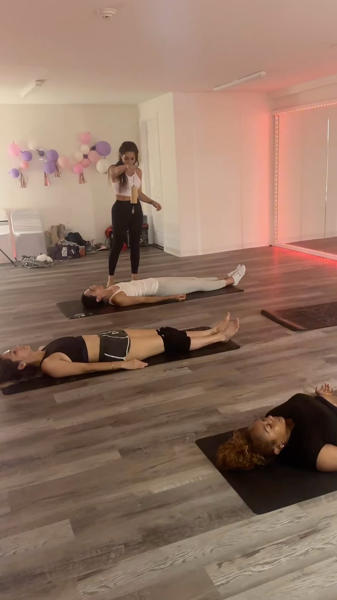 Our pole dance school hosts yoga and stretching classes every Saturday We offer not only intensive pole dance training, exotic pole dance and floor work 😊 @paloma.well