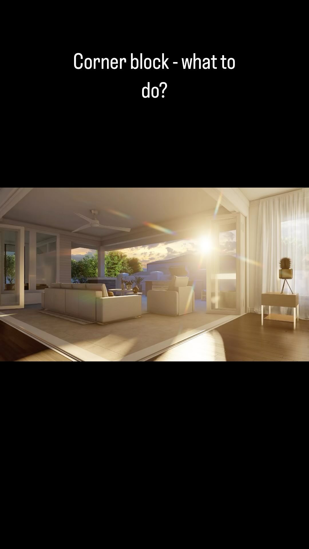 A corner block can be difficult - we’re so happy with the end result on this build. Now an intimate outdoor/ indoor space. #vergolabrisbane #vergolabrisbane3D #vergolabrisbanelife #vergolaspace