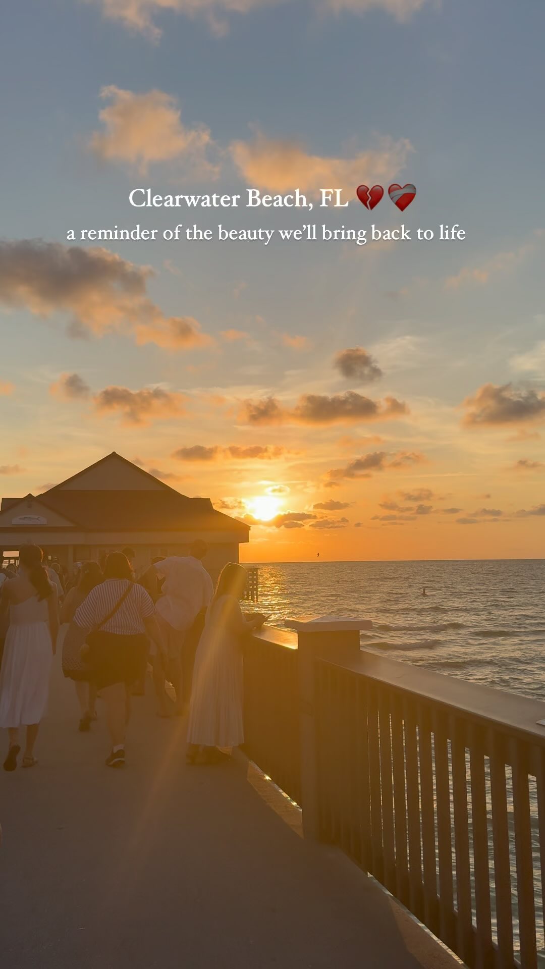 Reflecting on the beauty of Clearwater Beach, FL before Hurricane Helene 🥺
Sunsets like these remind us of the beauty of what was, and the strength to rebuild better and stronger 🫶🌅
Grateful for this amazing community where neighbors and strangers come together, proving that we can weather any storm together.
Pier 60 on Clearwater Beach is still somewhat standing, but there is still so much damage and devastation to the rest of our beautiful gulf coast beach towns ❤️🩹🌴
It’s going to take some time, but we will rebuild our paradise. Please be patient and respectful of what our community is going through! ❤️🩹
🏡 Displaced from the storm and need a place to stay?
We still have some dates open! Check our calendar & reach out 👇
@driftwoodcottagepalmharbor
2 bedroom
2 bathroom
& lots of amenities!
-Palm Harbor, FL
•
•
•
•
#florida #clearwaterbeach #tampabay #visitflorida