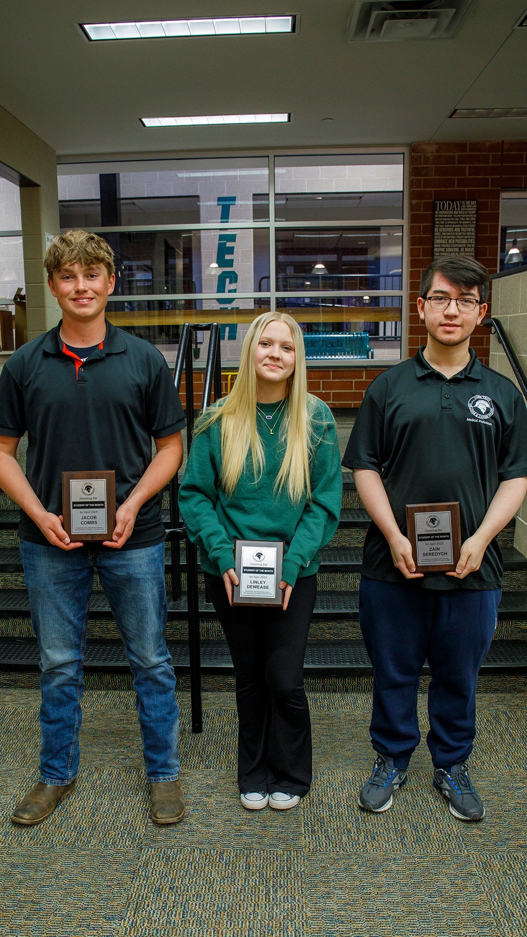 Congratulations to our students of the month for April!
⭐️ Jacob Combs
⭐️ Linley Dewease
⭐️ Zain Seredych
We really enjoyed recognizing these students during Thursday's Joint Operating Committee meeting! #YorkTechProud