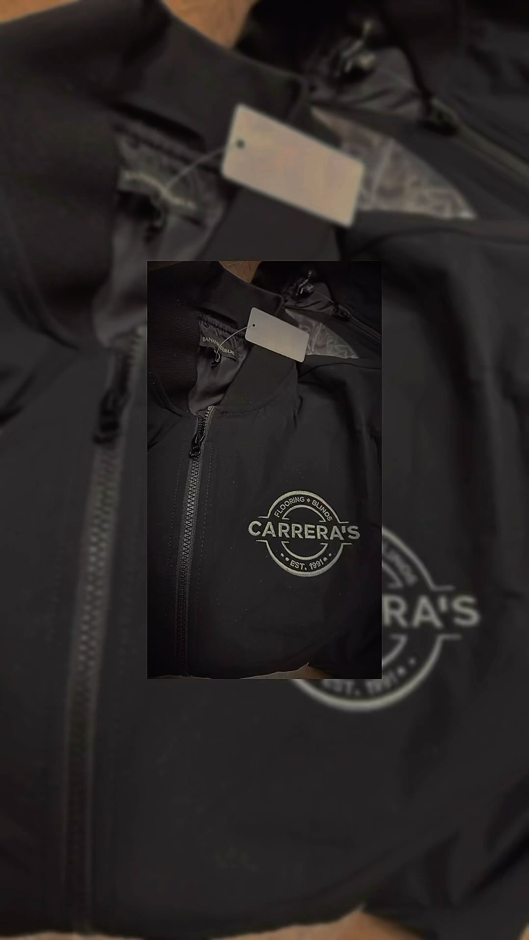 Embroidered jackets for our good friends at @carrerasflooringandblinds
We can provide the shirts/sweaters/jackets..etc.
Or you can always bring in your own!
We’ll take care of it.
#morethanjustboxes
#printing
#embroidery
#printshop
#helpingeveryonewitheverything
