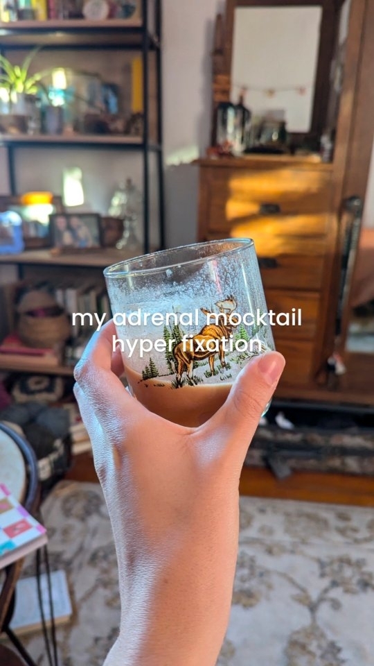 can report, a routine craving has developed 👇🏼
idk how almost two years into my health journey, I'm just getting into adrenal mocktails. obviously, a lil iced coffee treat every once and a while isn't the end of the world, but I needed a new routine go-to + this is IT.
an adrenal mocktail is simple to diy : vitamin c + potassium + sodium.
you combine organic oj (2/3rds glass) + raw milk (2 glugs bahaha) + a sprinkle of himalayan pink salt as the base & then I add the showstopper in for the ultimate boost...
*insert ningxia red*
ningxia red is a whole-body juice supplement infused with essential oils. it's a super yummy, sweet, and tangy drink featuring a purée of the ningxia wolfberry including leaf, stem, peel and fruit to maximize the nutrient benefits. it contains orange, tangerine, lemon, and yuzu essential oils. also featuring plum, aronia, cherry, blueberry, and pomegranate juices and extracts, ningxia red is packed with superfoods to support overall wellness.
& it's so so so good in this I'm already dreaming about tomorrow's glass🤤❤️🔥
(gotta pick up more oj @kimbertonwholefoods though lol iykyk)
come hang on my stories @seedthyme to keep me accountable🫶🏼
10.21.24
