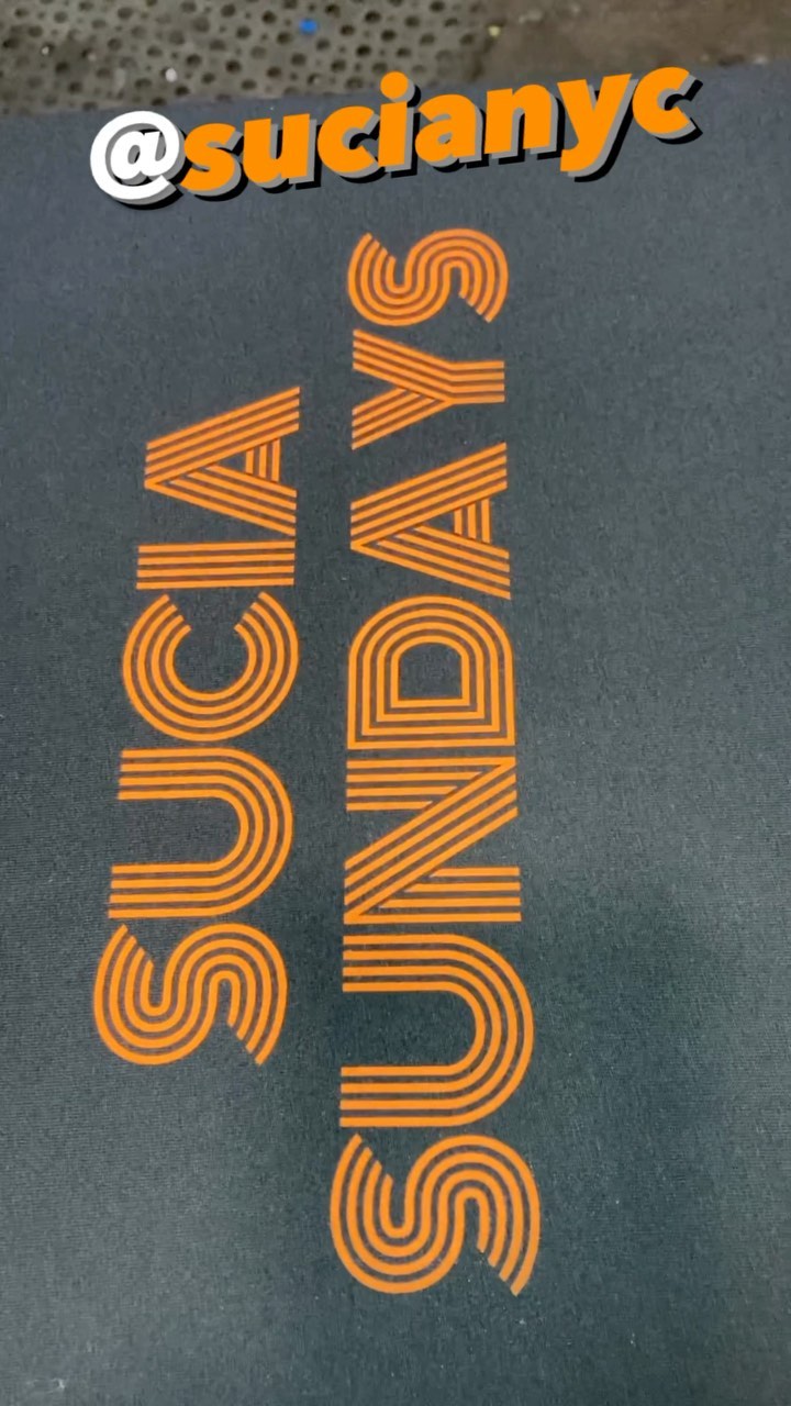 #sucianyc @sucianyc #suciasundays #screenprintjng #dischargeprinting