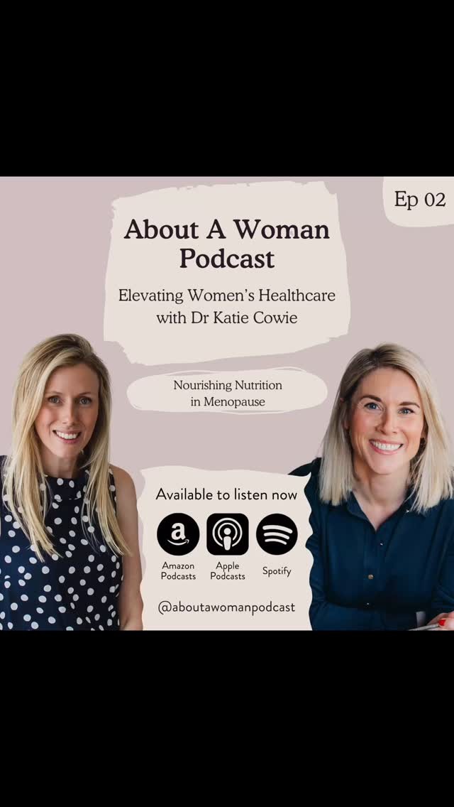 The second episode of About A Woman has just dropped ✨ Certified Dietician and Nutrition Consultant, @victoriadeprez_rd, teaches us how best to nourish our bodies nutritionally during menopause with a focus on the internal effects of reproductive hormone deficiency 👌🏻
🎧 Available to listen on Apple Podcasts, Amazon Podcasts & Spotify, as well as at www.thewomenshealthgp.co.uk
Follow @aboutawomanpodcast
#womenshealth #podcast #menopause #perimenopause #nutritioninmenopause