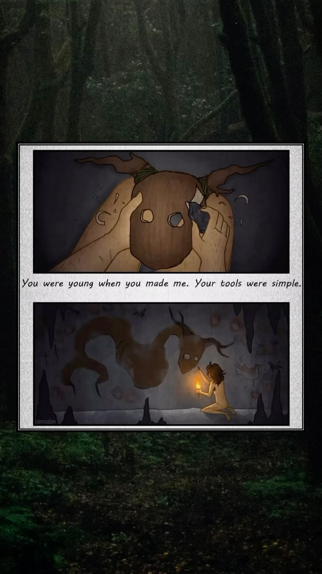 Forgotten God (Part 1 of 2) by Lenn Adair (@lennsden)
Music: i was only temporary (Slowed + Reverb) by my head is empty (@myhead_isempty)
#webcomic #webcomics #horror #horrorart #eldritch #cryptid #voiceacting #voiceover