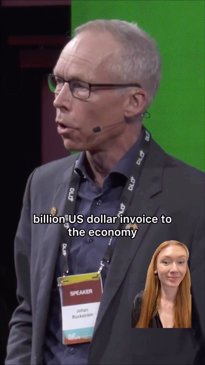 It’s ALREADY impacting us ⬇️
This is Johan Rockström, a leading scientist who’s been speaking about climate science for YEARS 👨🔬
He makes a pretty compelling case that climate change is already happening. Isn’t that $300 billion USD fact absolutely insane! 🤯
AND we’re on track to 2.7 degrees!! 🫠
Source: The Double Crisis: Climate & Biodiversity, DLD Nature
#climatescience #sustainability #science #sciencefacts #sustainable