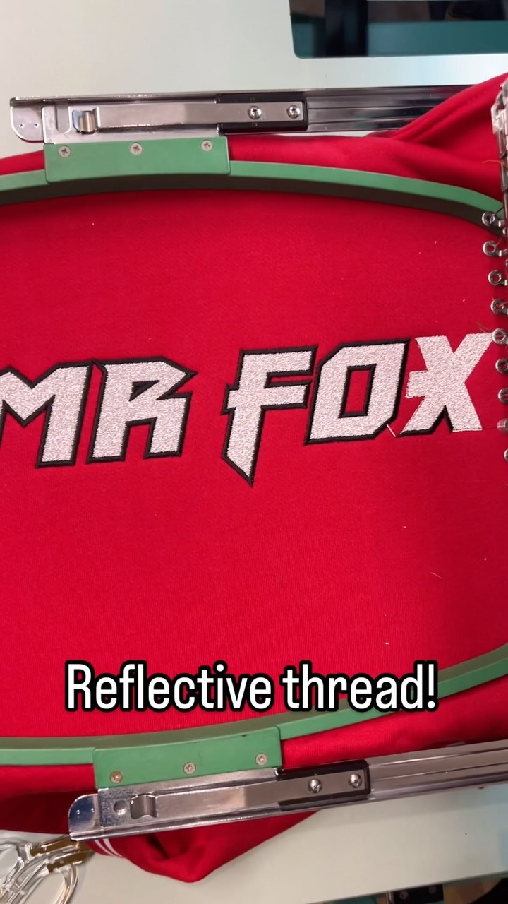 Expand your creativity with reflective thread on your designs! And make you stand out! 🦺